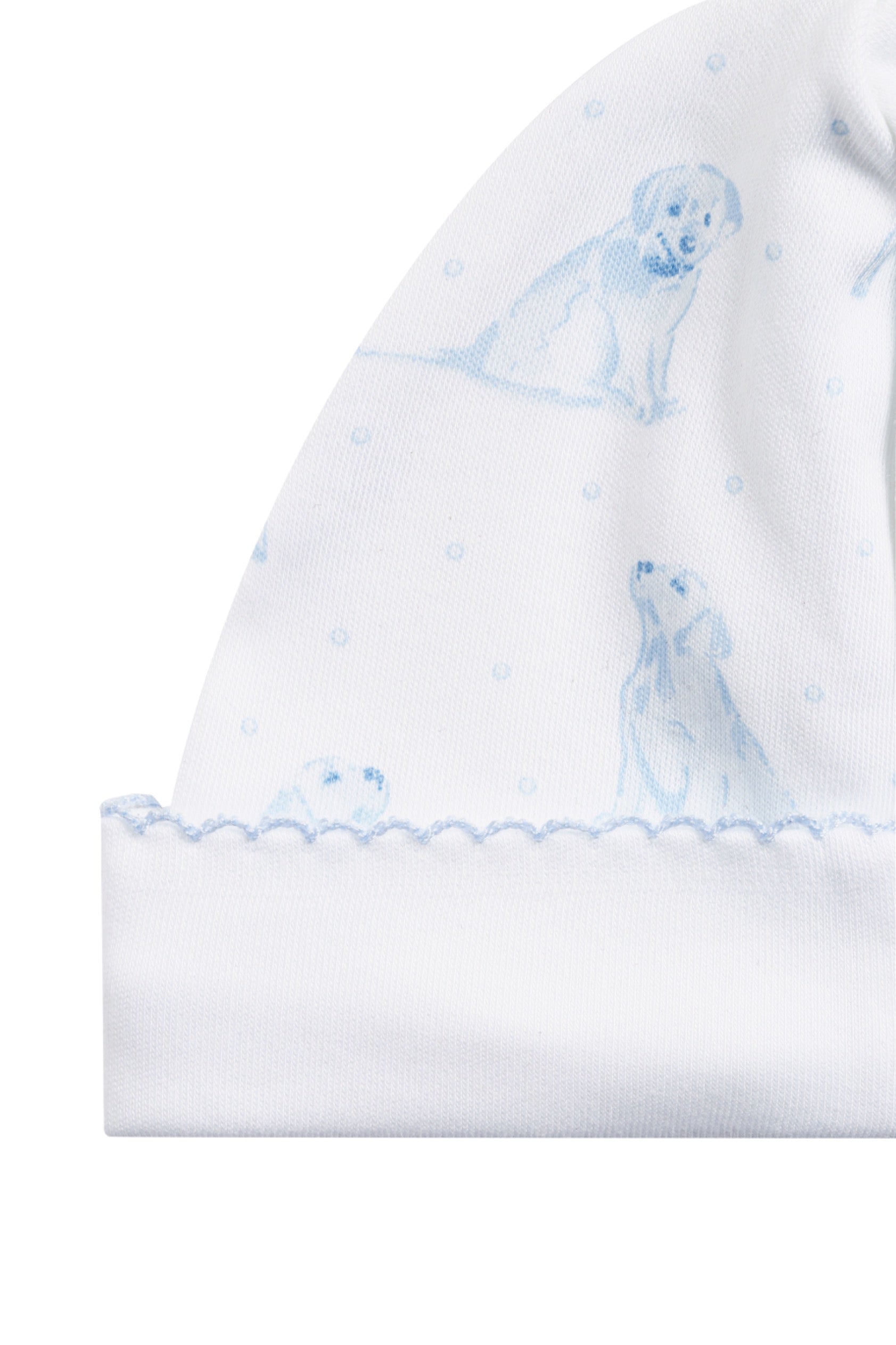 Blue Puppy Love Print Hat