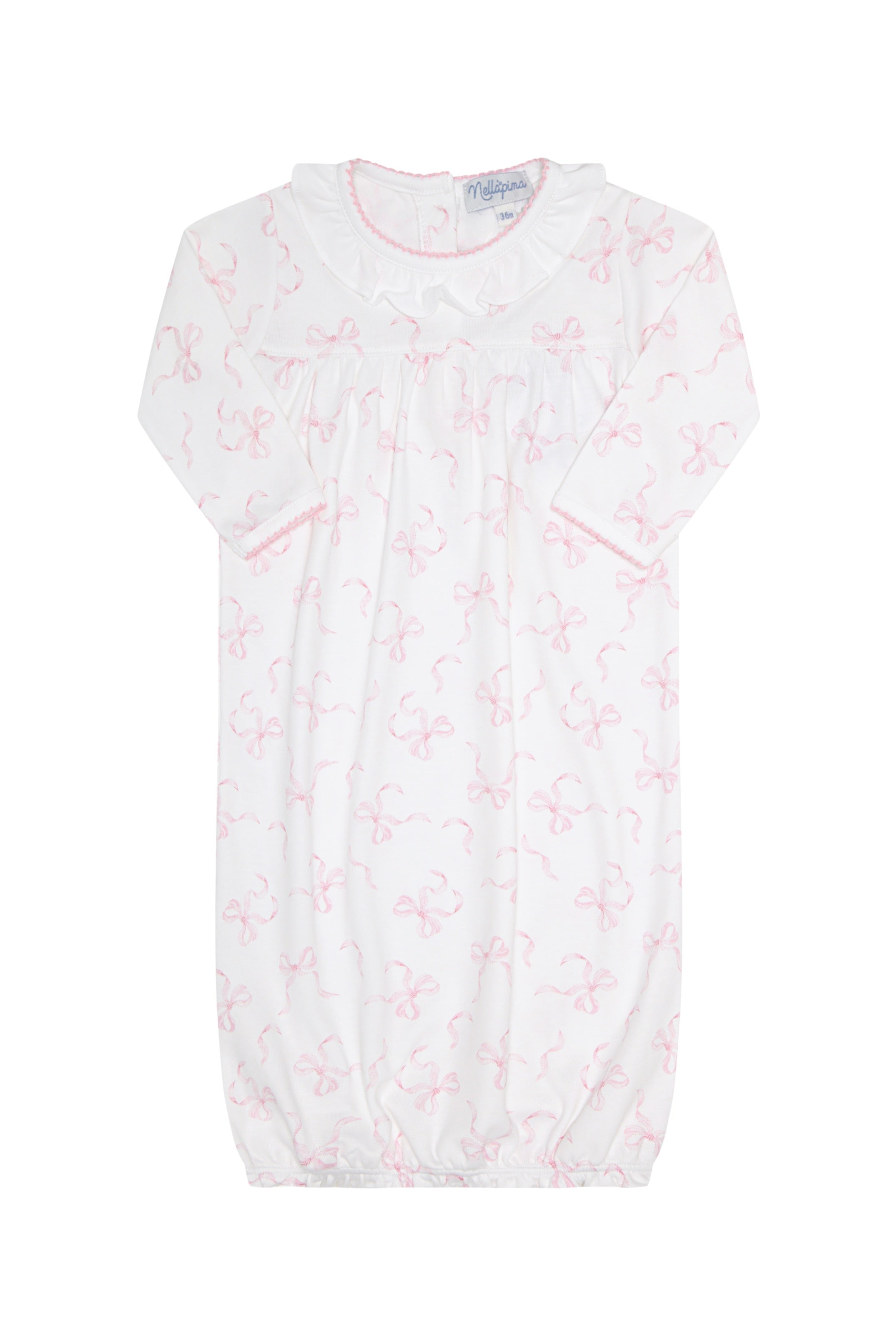 Charming Bows Print Gown