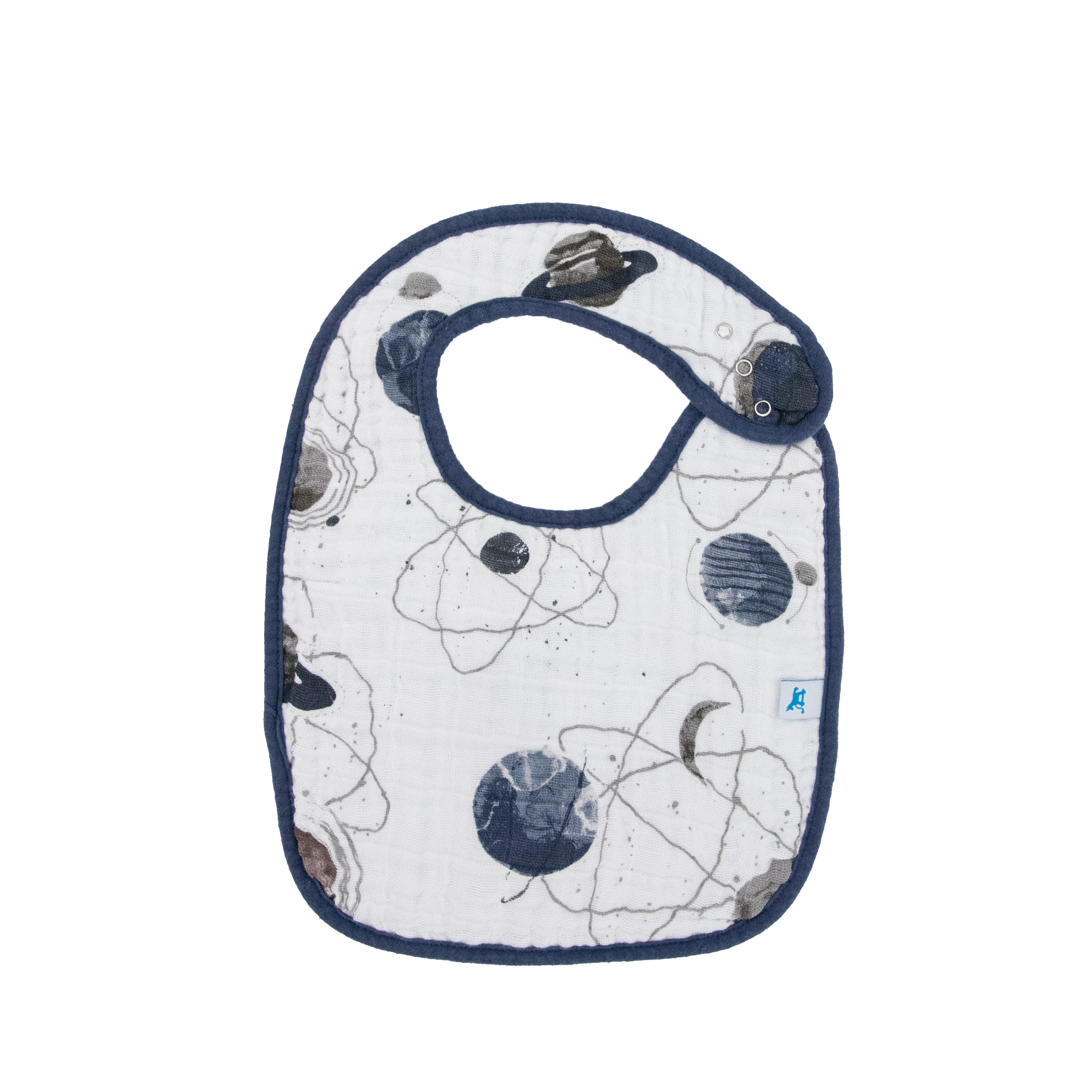 Cotton Muslin Classic Bib 3 Pack - Planetary 2