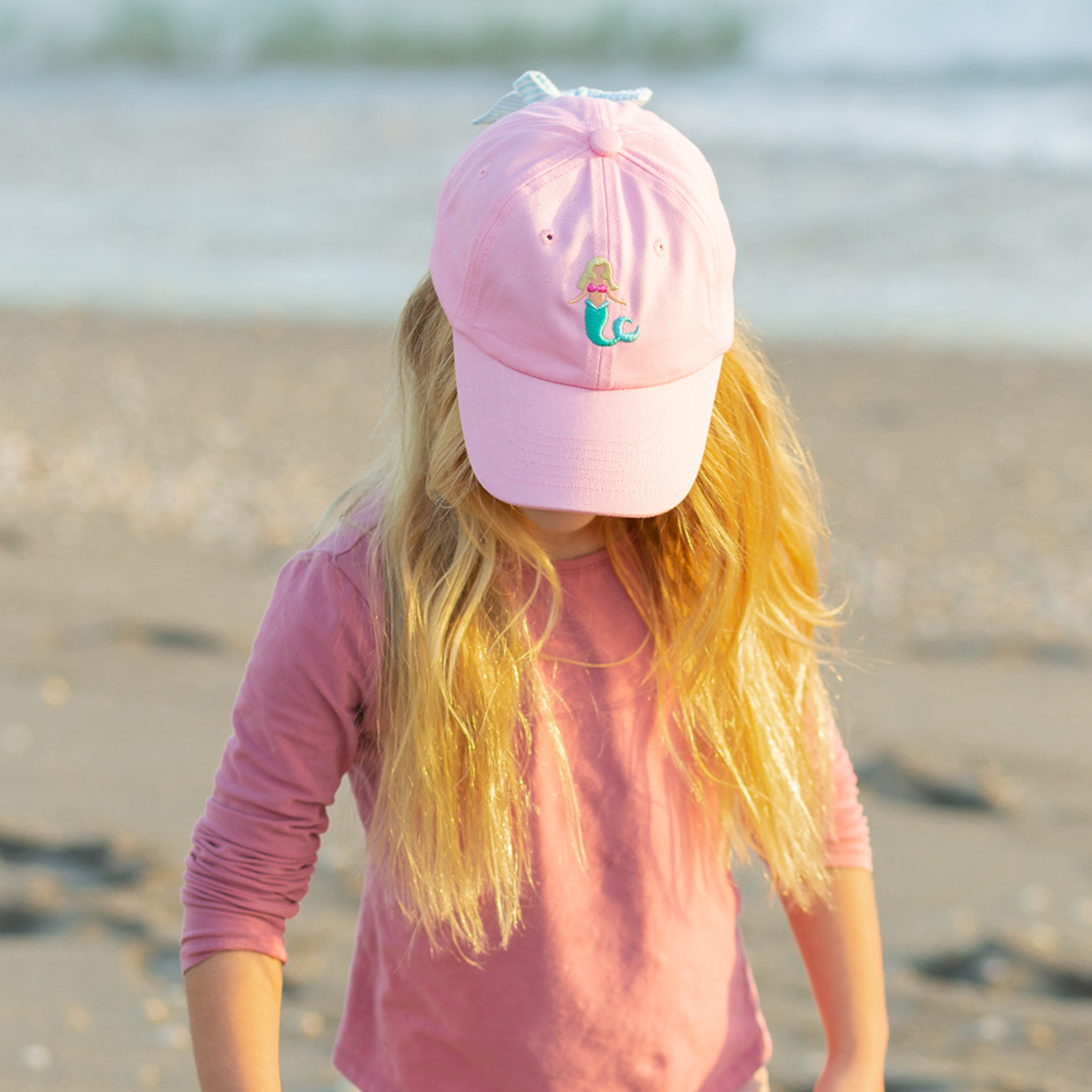 Mermaid Bow Baseball Hat (youth)