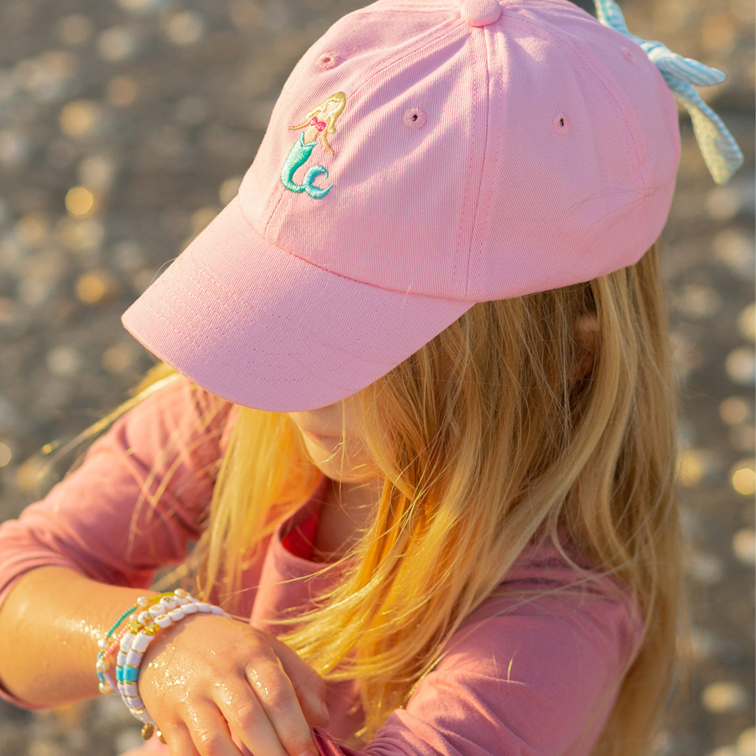 Mermaid Bow Baseball Hat (youth)