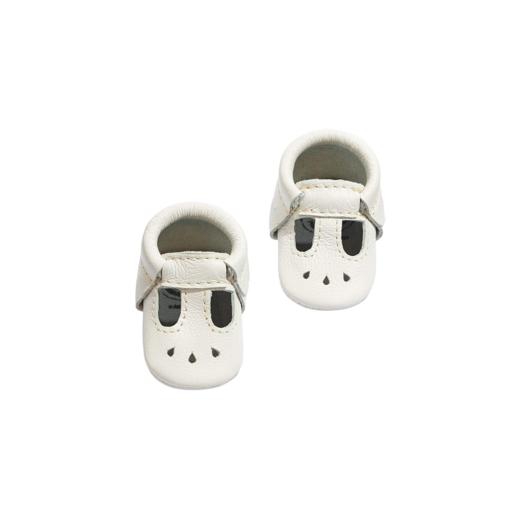 Newborn Bright White Mary Jane Baby Shoe