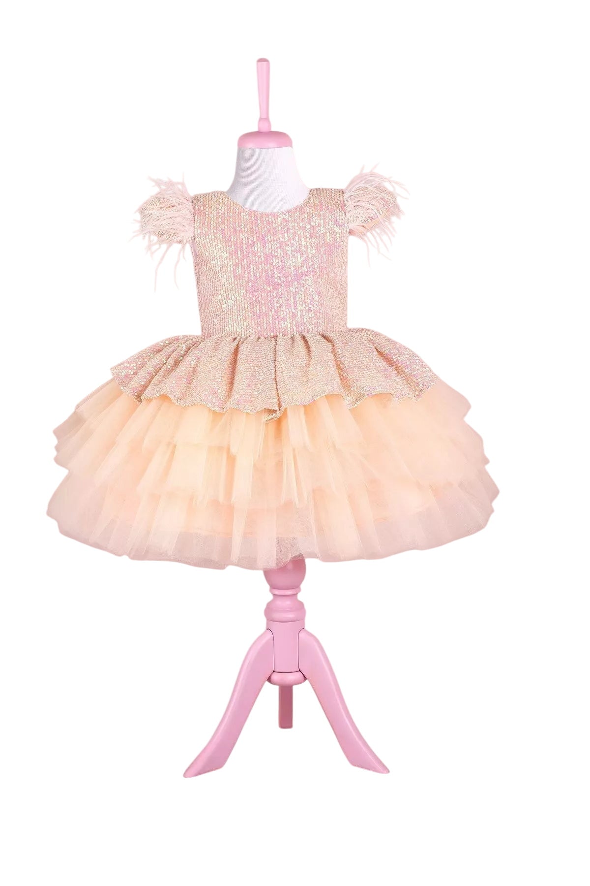 Nicole Powder Party Dress