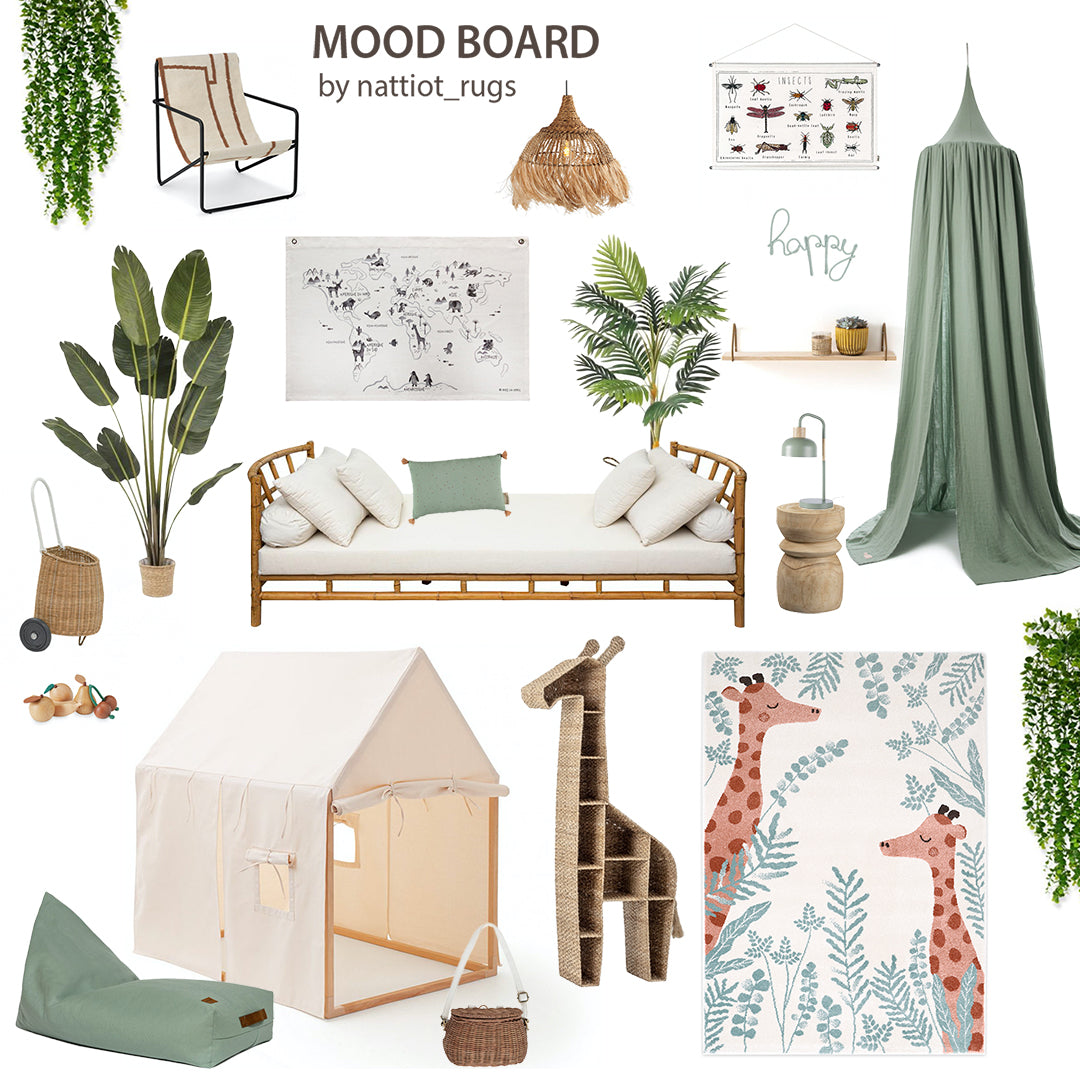 Nisu M Giraffe Children's Rug