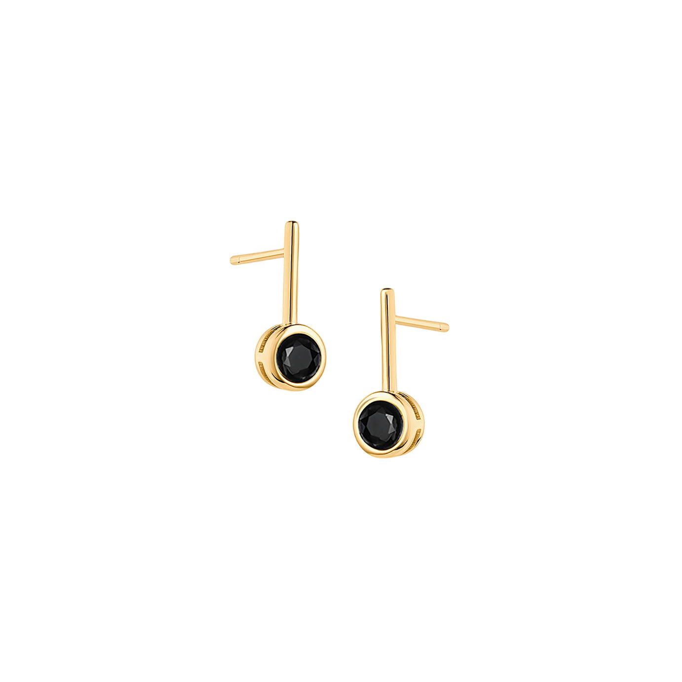 Noemi Black Earrings