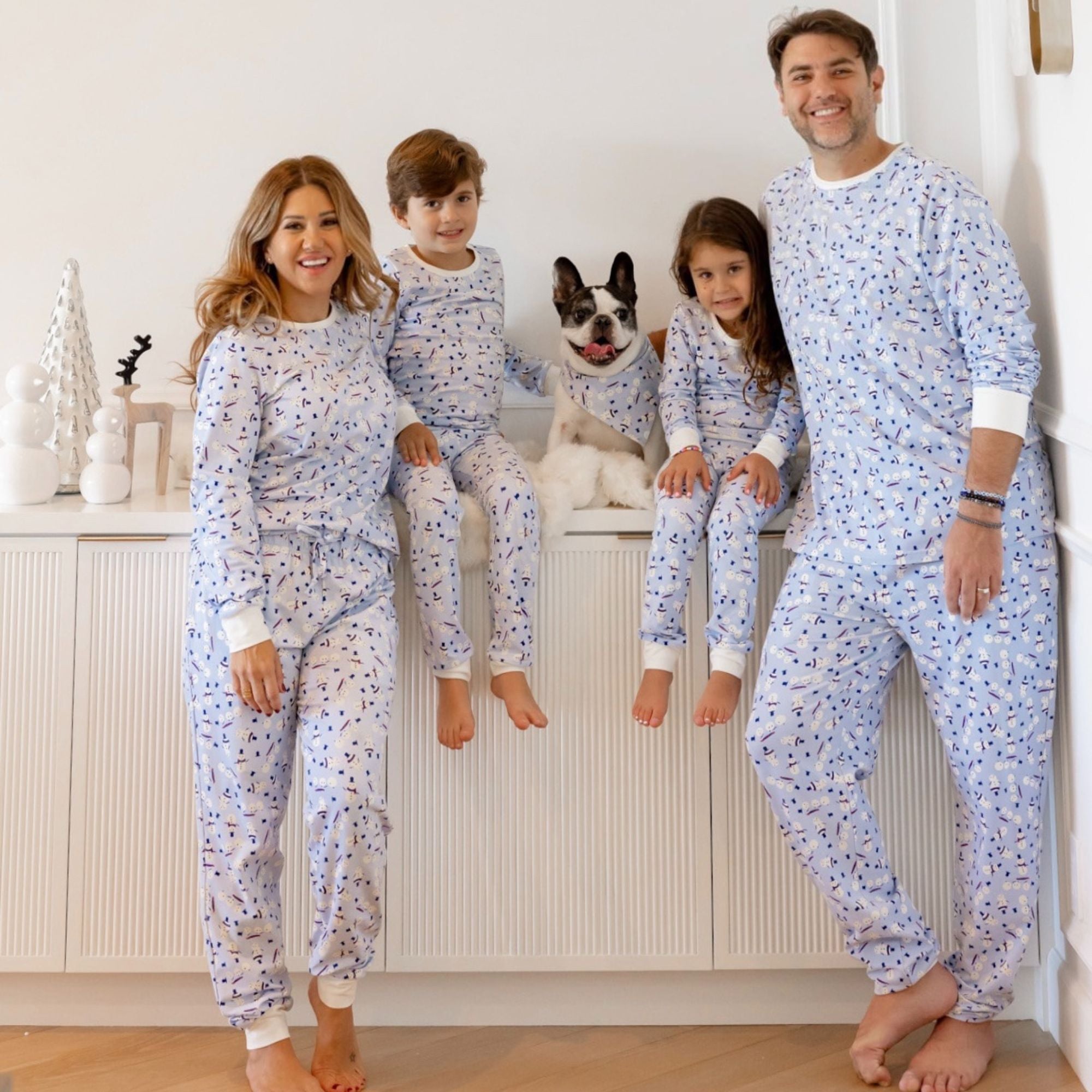 Organic Kids Pajamas - Winter Snowmen