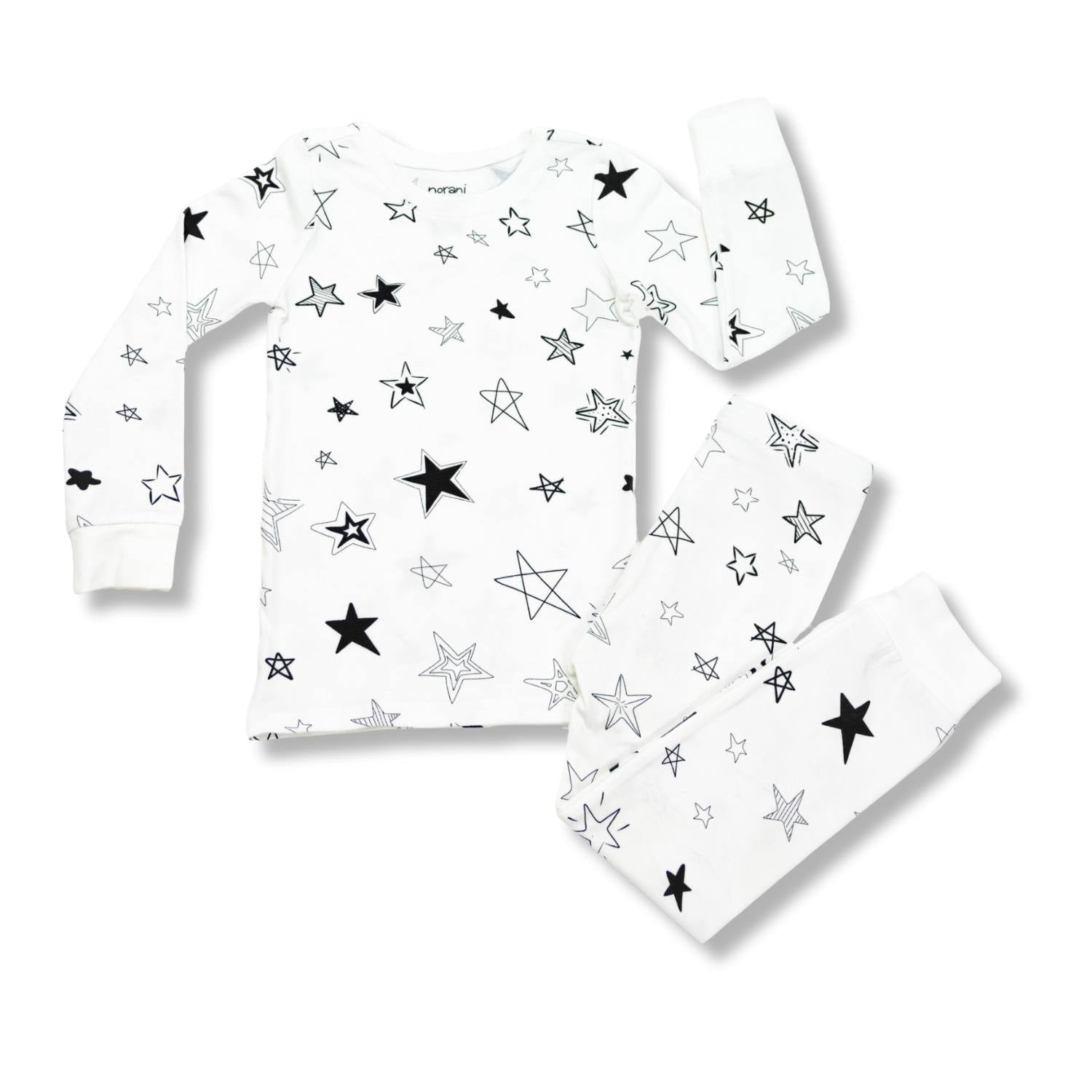 Organic Kids Pajamas - Stars