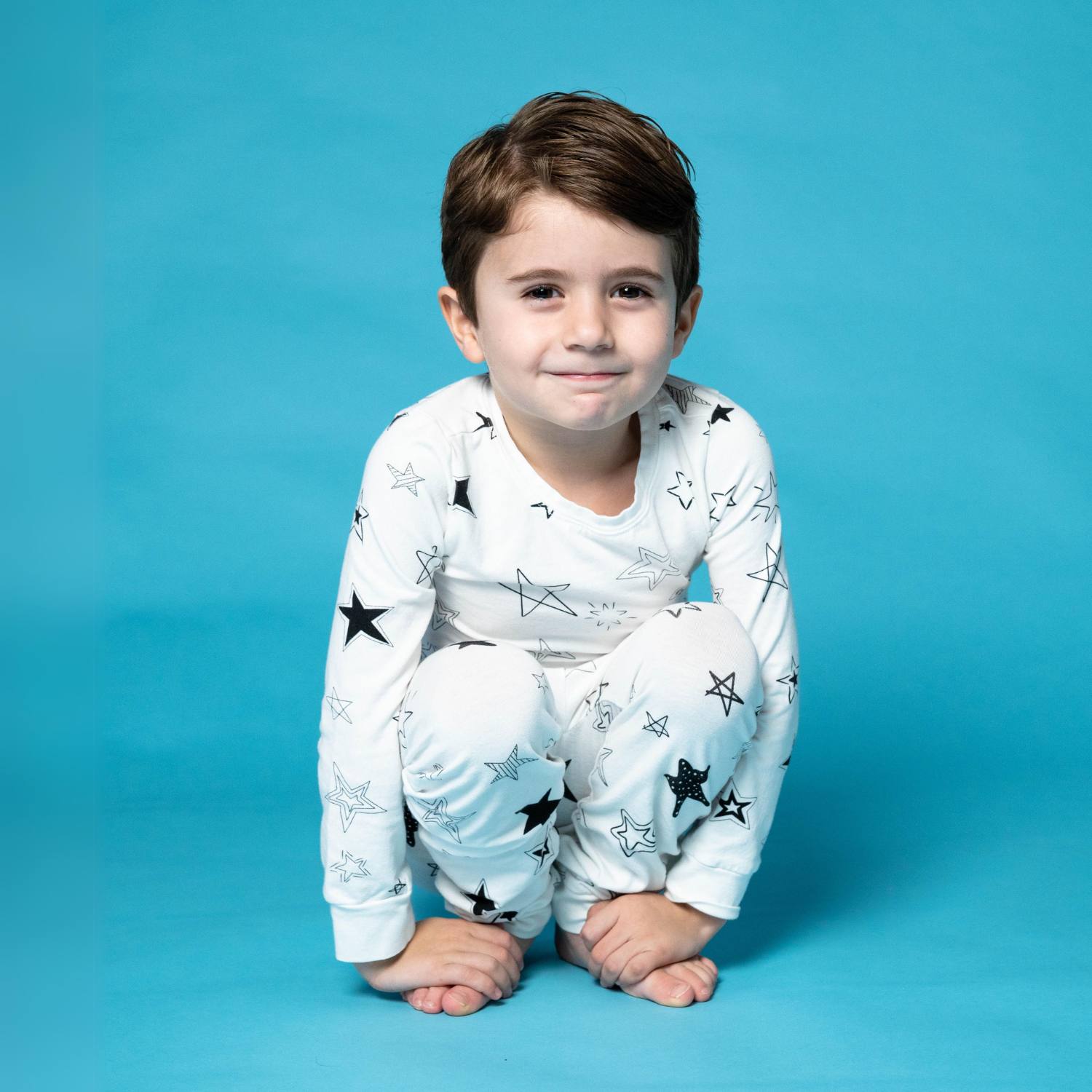Organic Kids Pajamas - Stars