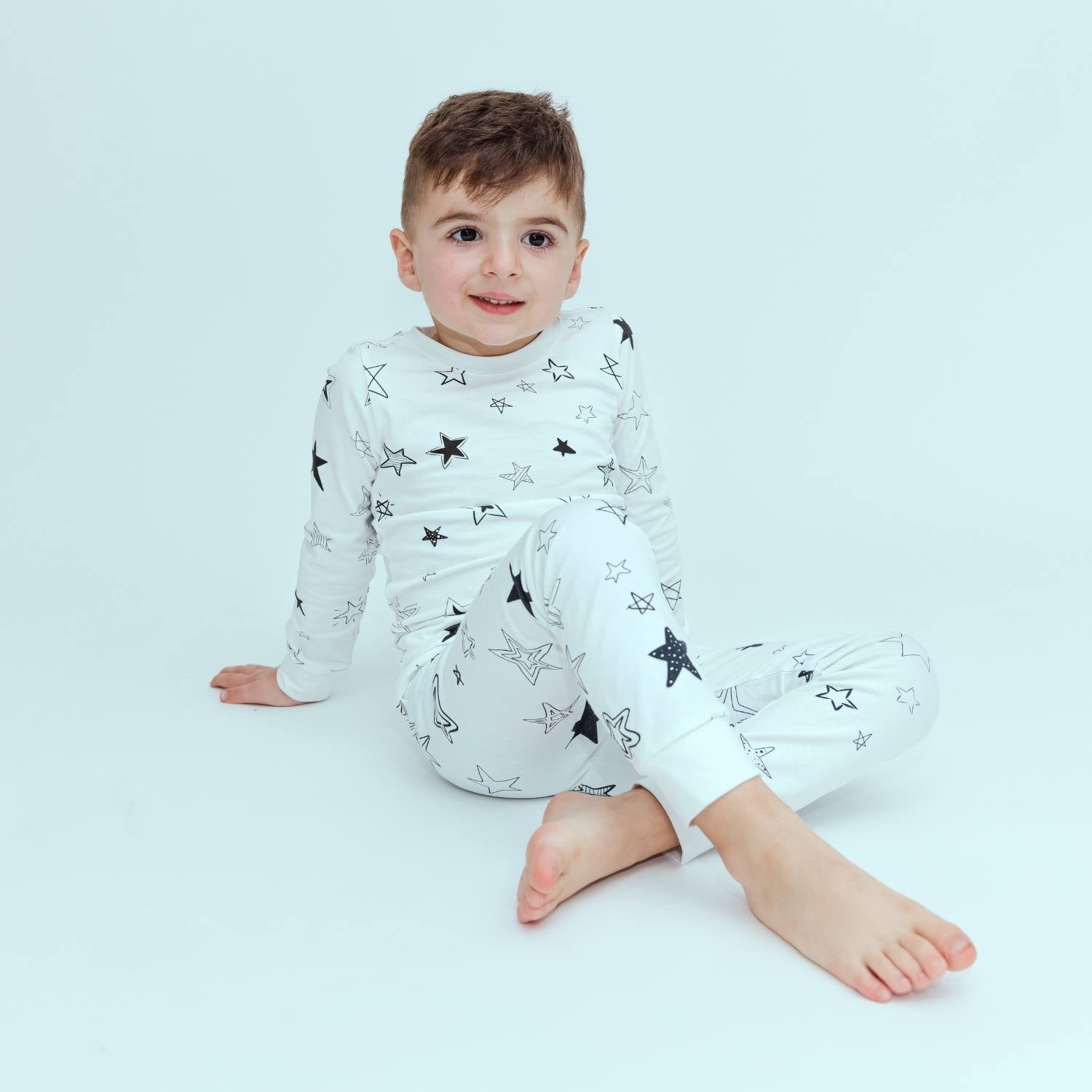 Organic Kids Pajamas - Stars