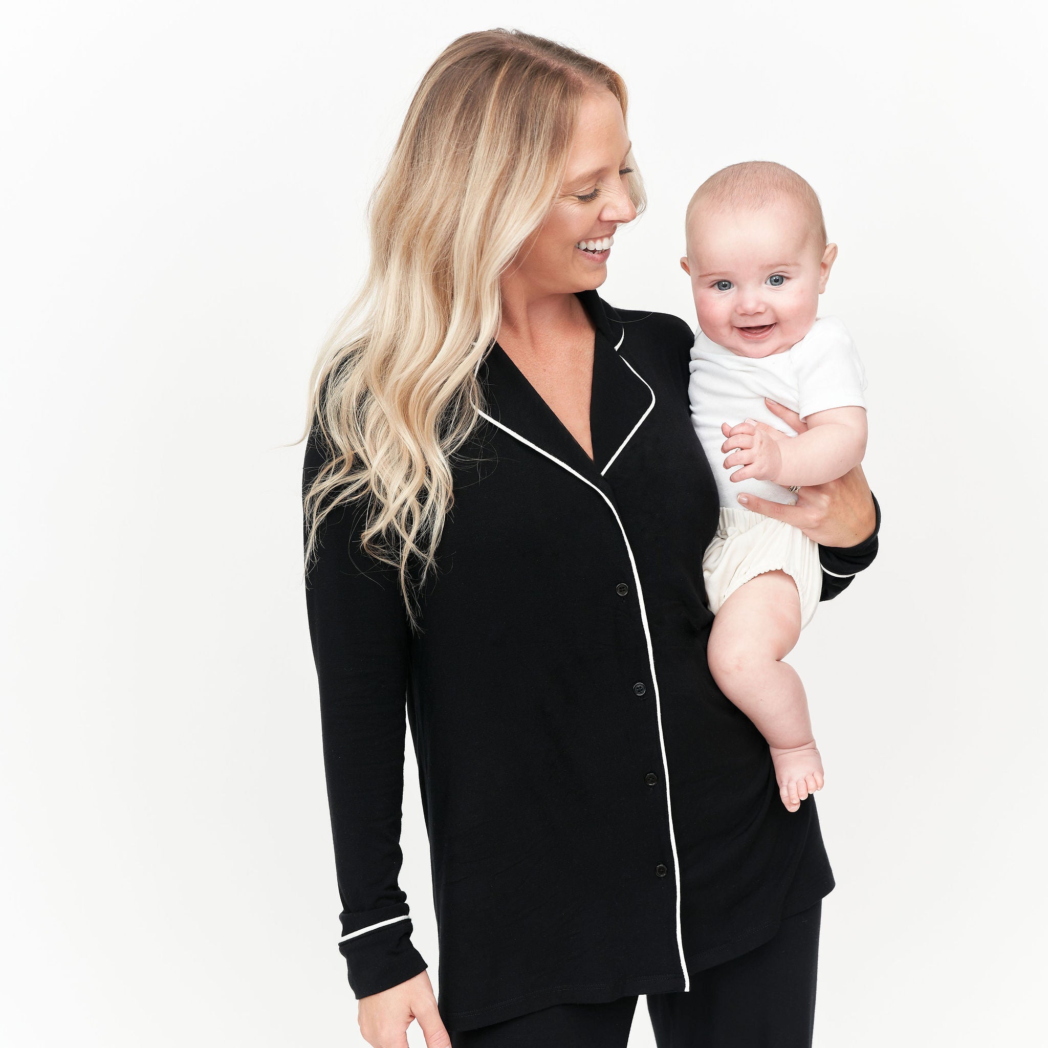 The Black Cloudluxe Classic Pajama Set