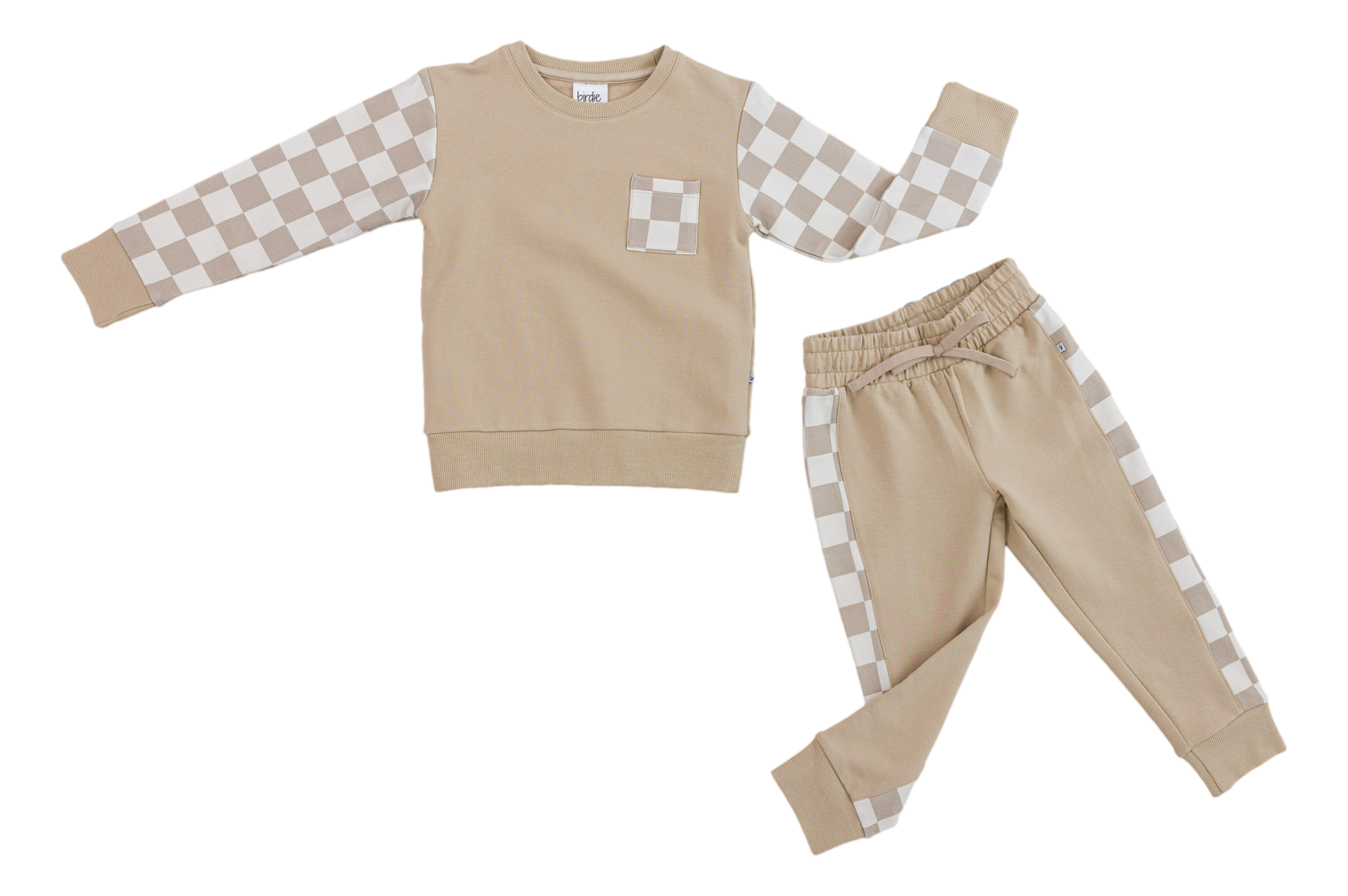 Oat Check Jogger Set