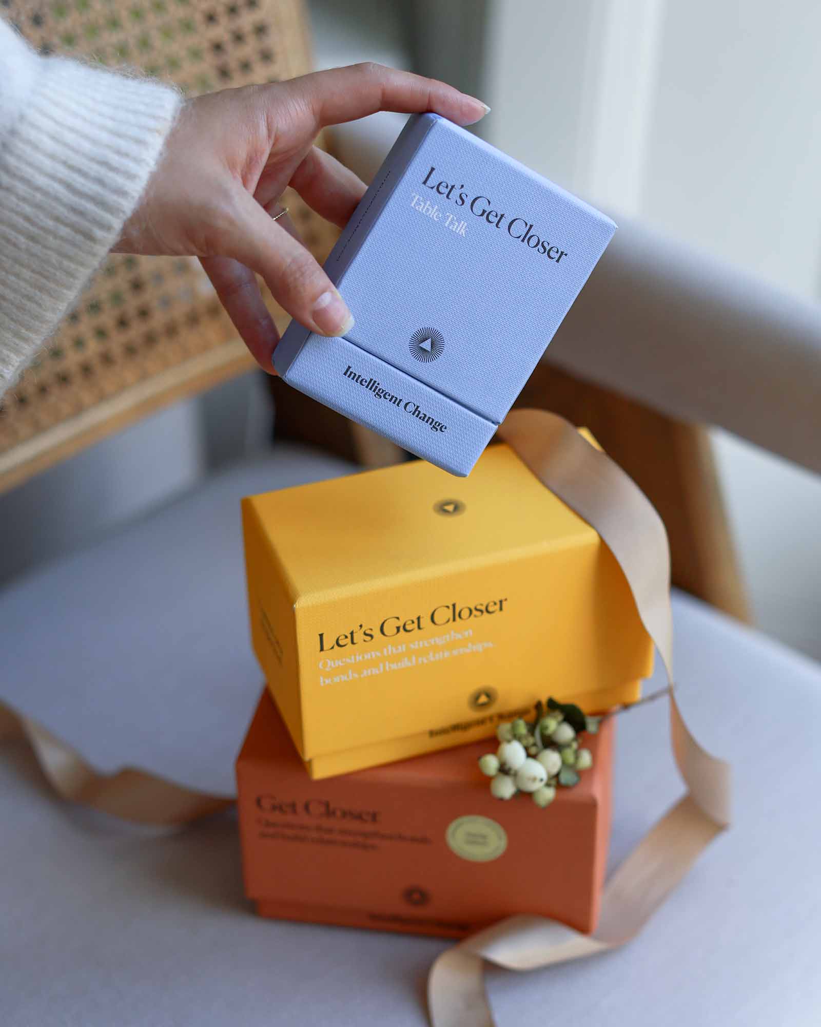 Get Closer Conversation Game Collection by Intelligent Change