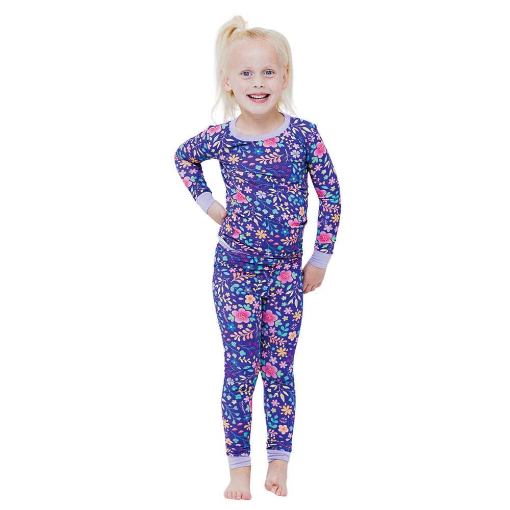 Orchid Gardens Long Sleeve Pajamas