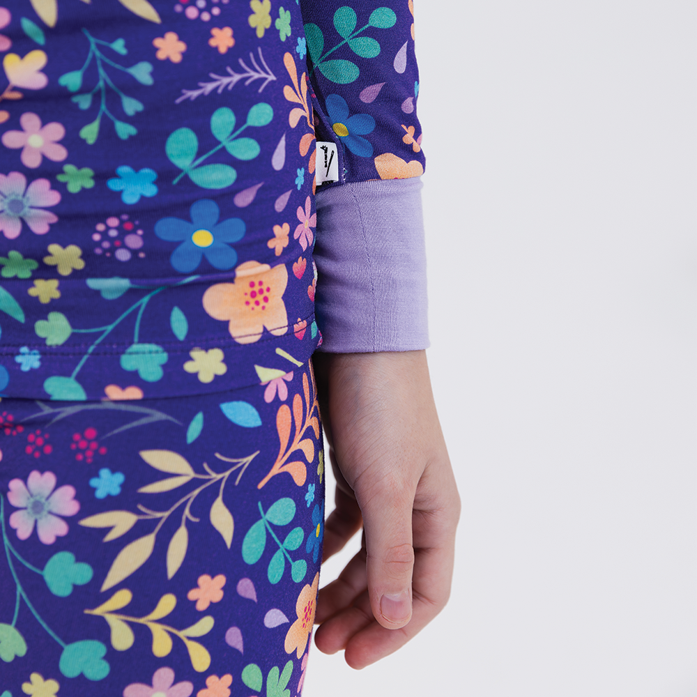 Orchid Gardens Long Sleeve Pajamas