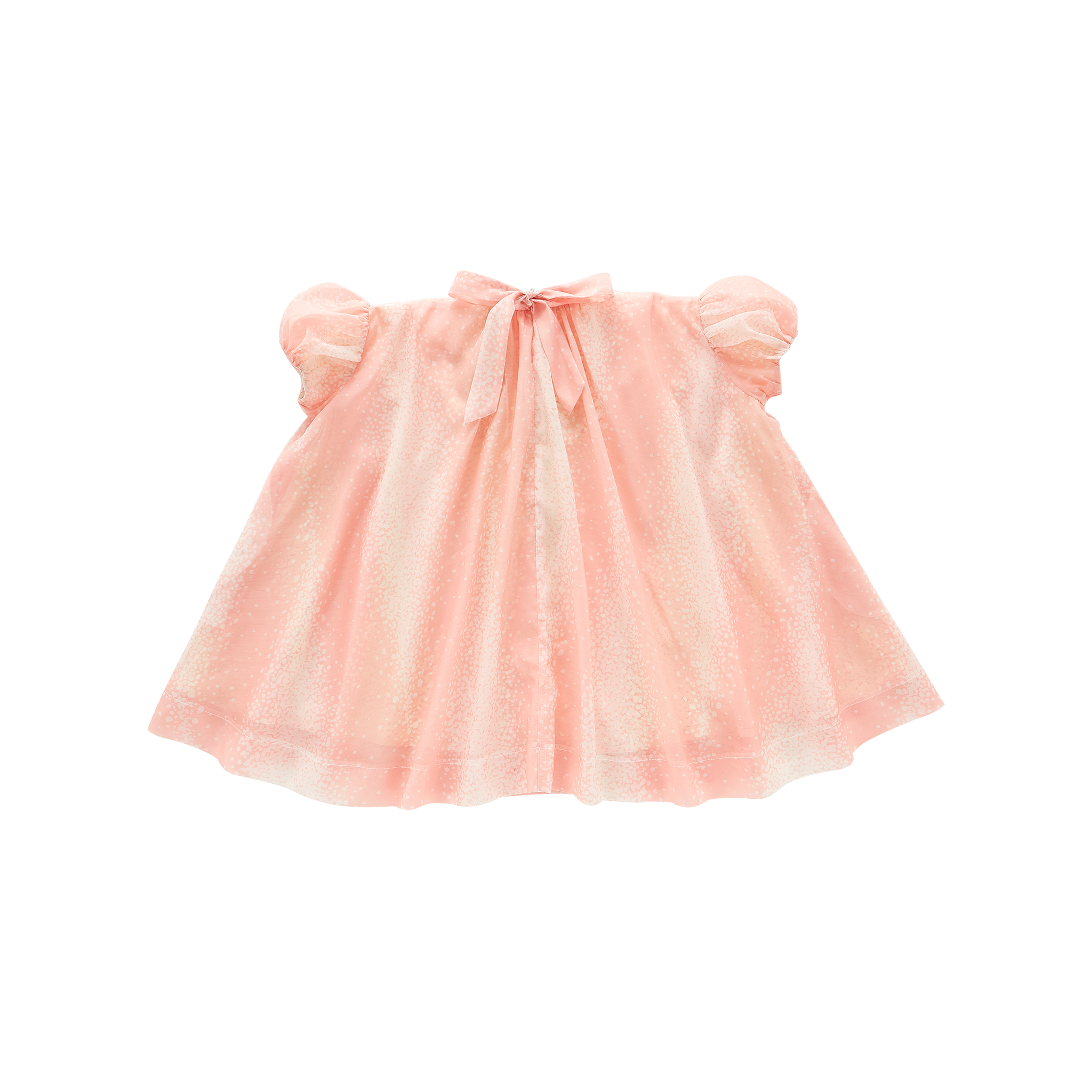 Tent Dress With Puff Sleeves | Pink