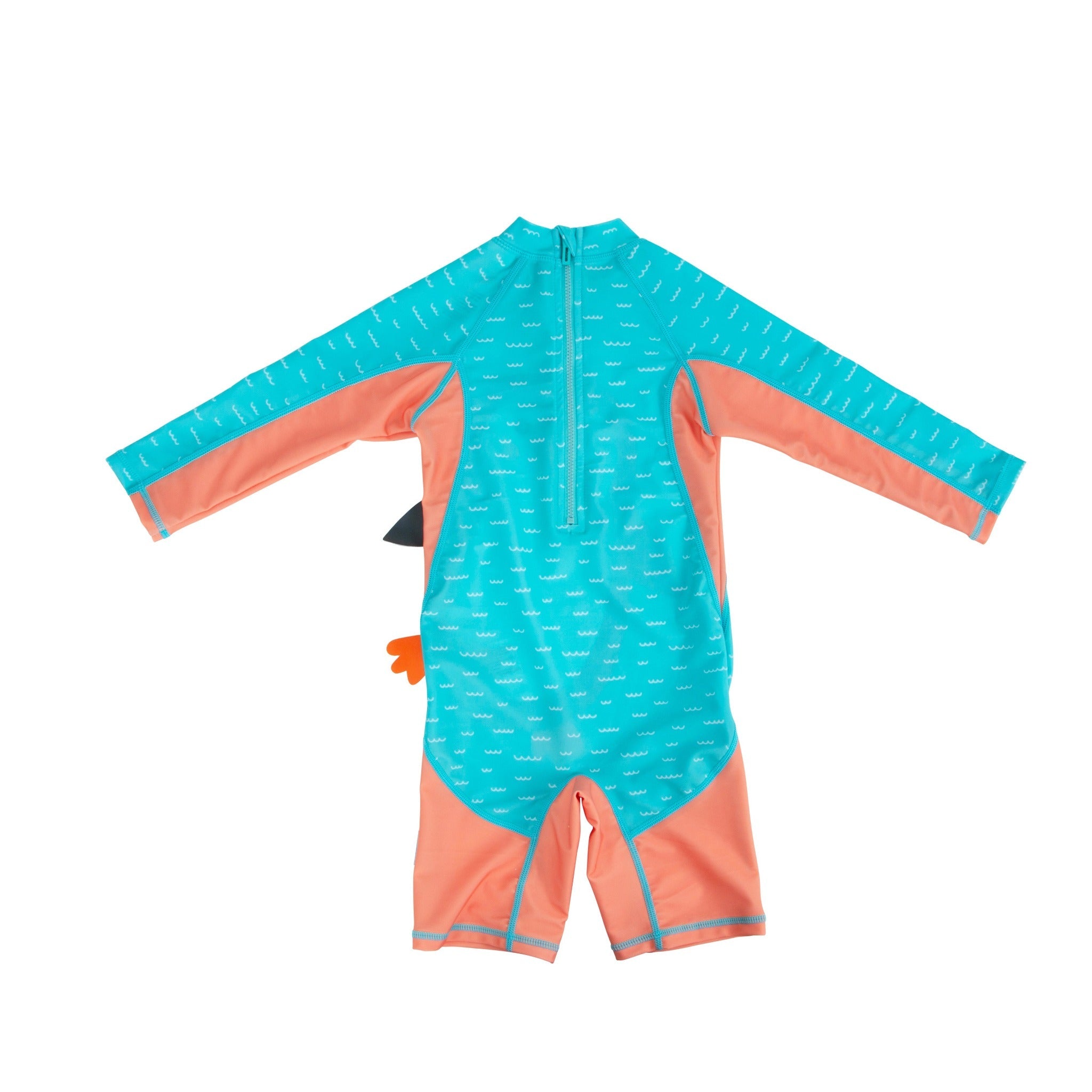 Baby/toddler Rash Guard One Piece Swimsuit - Parker The Penguin