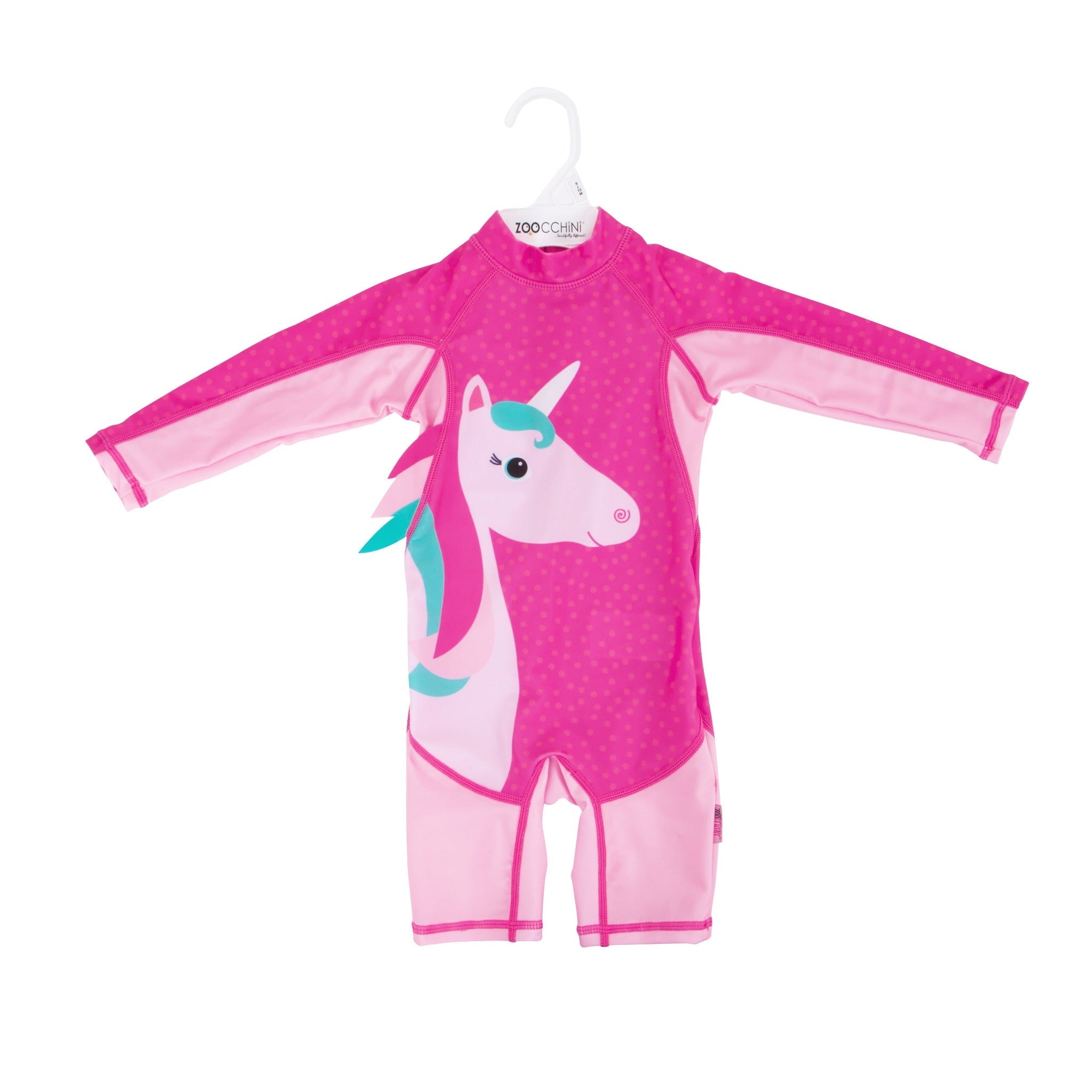 Baby/toddler Rash Guard One Piece Swimsuit - Una The Unicorn