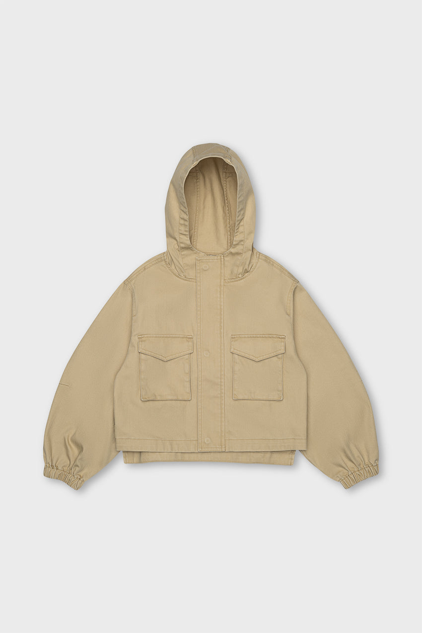 Organic Cotton Boxy Cargo Jacket