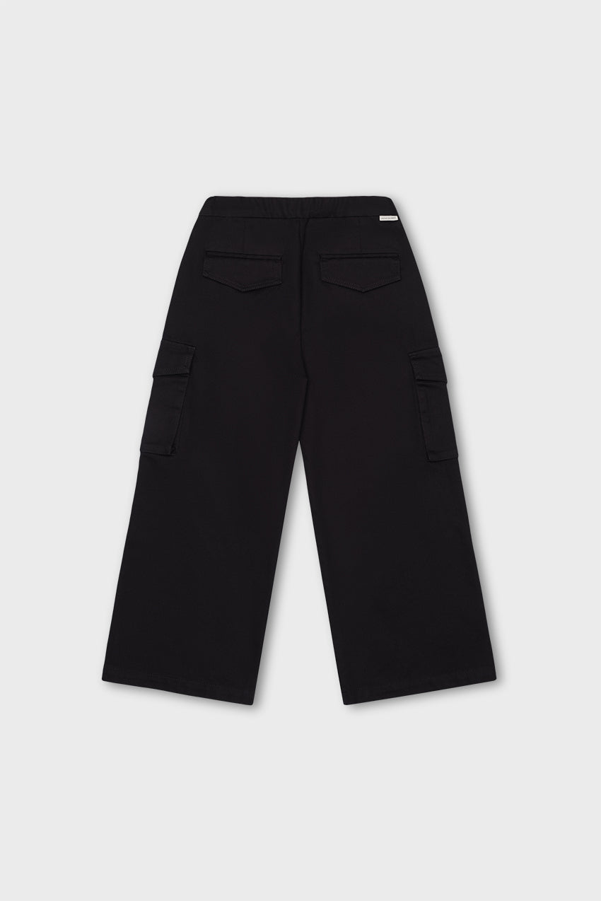 Organic Cotton Wide Leg Cargo Pant