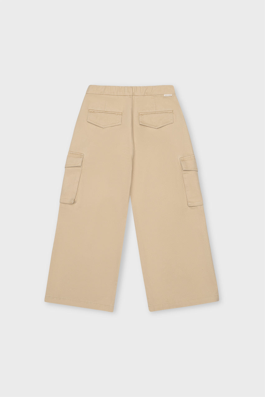 Organic Cotton Wide Leg Cargo Pant