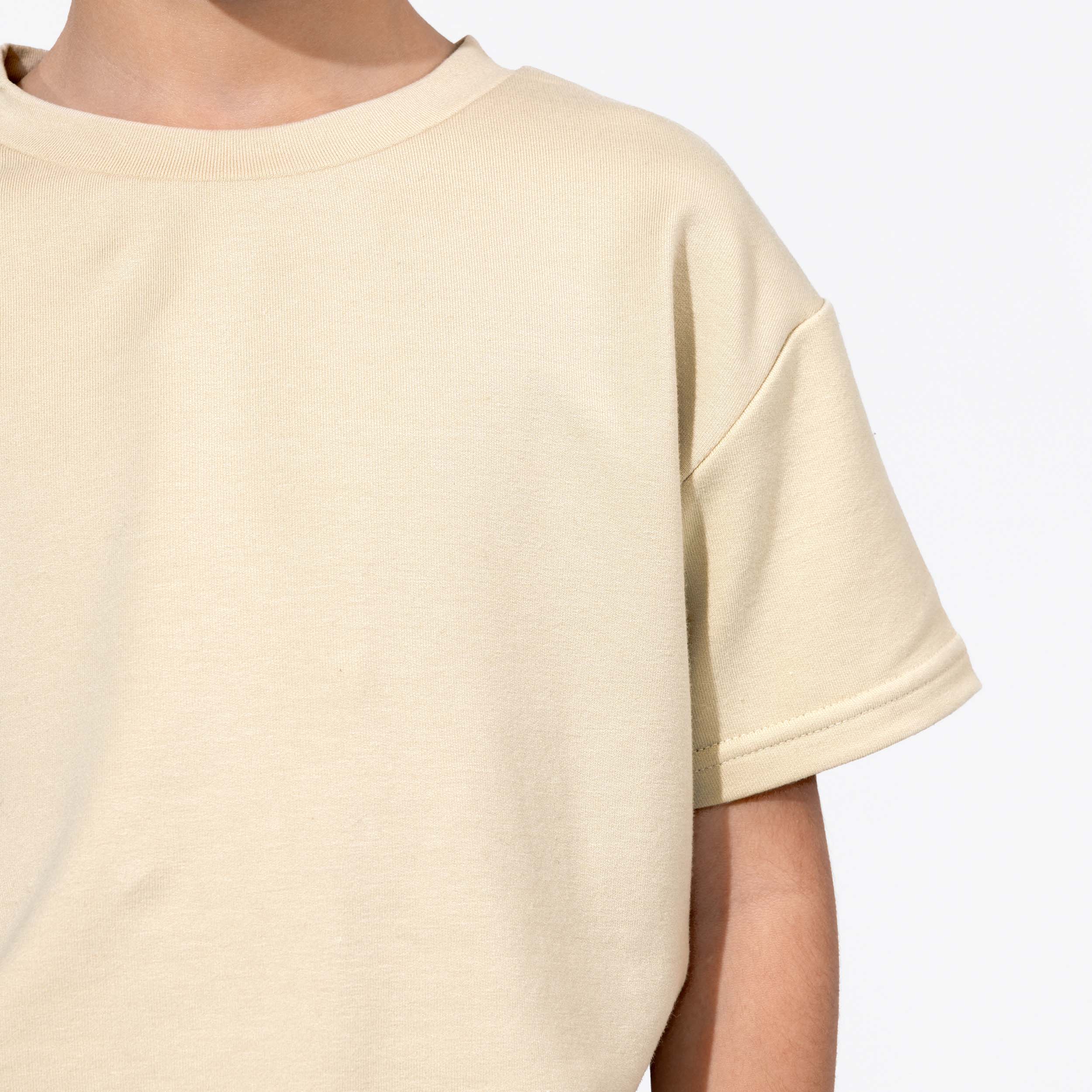 Oat Bamboo Terry Kids Oversized T-shirt