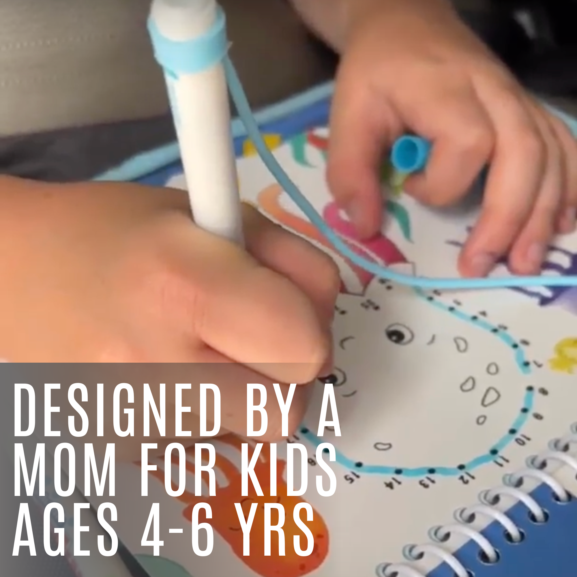 Totebook Kids Dry Erase Travel Activity Book