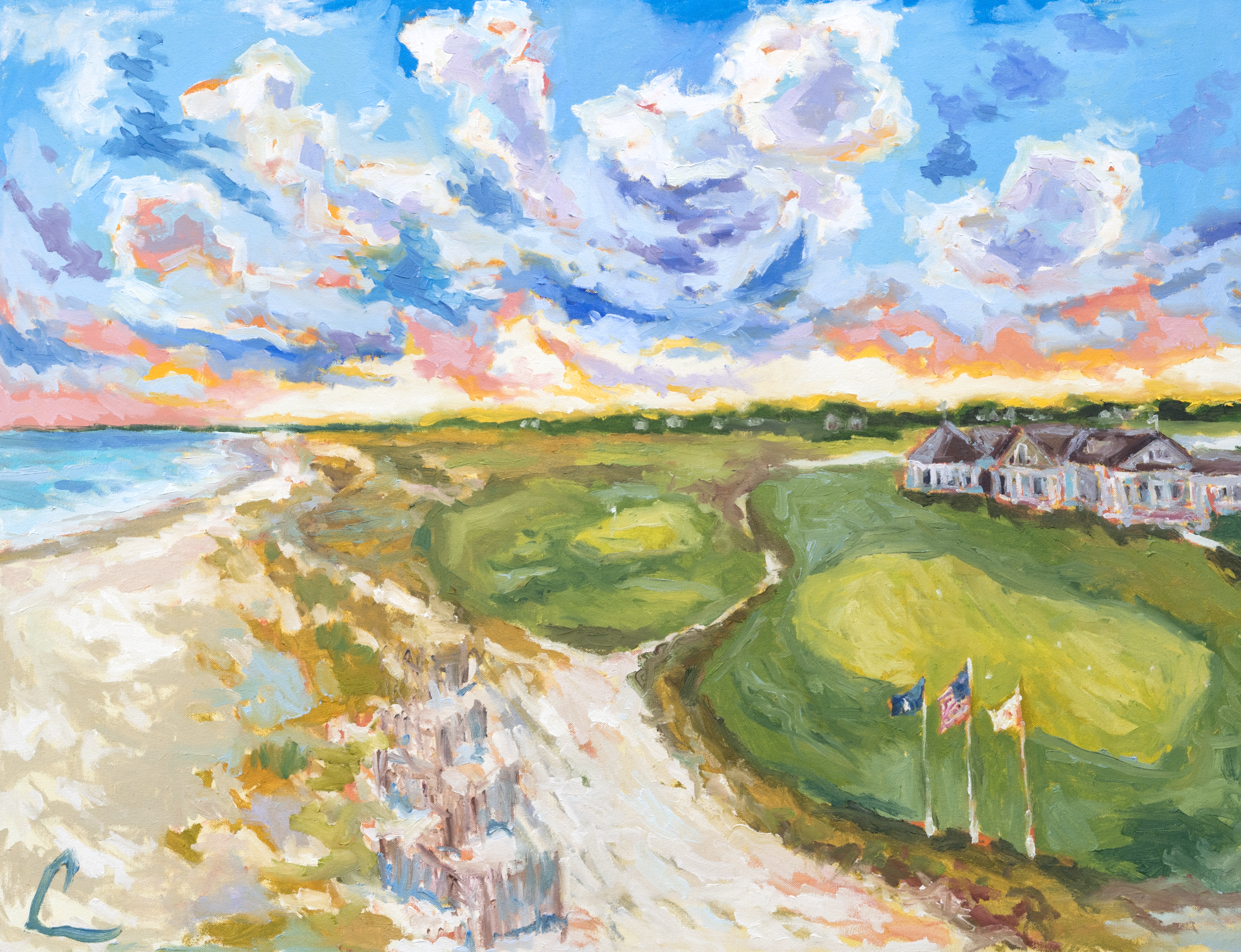 Ocean Course At Kiawah Print