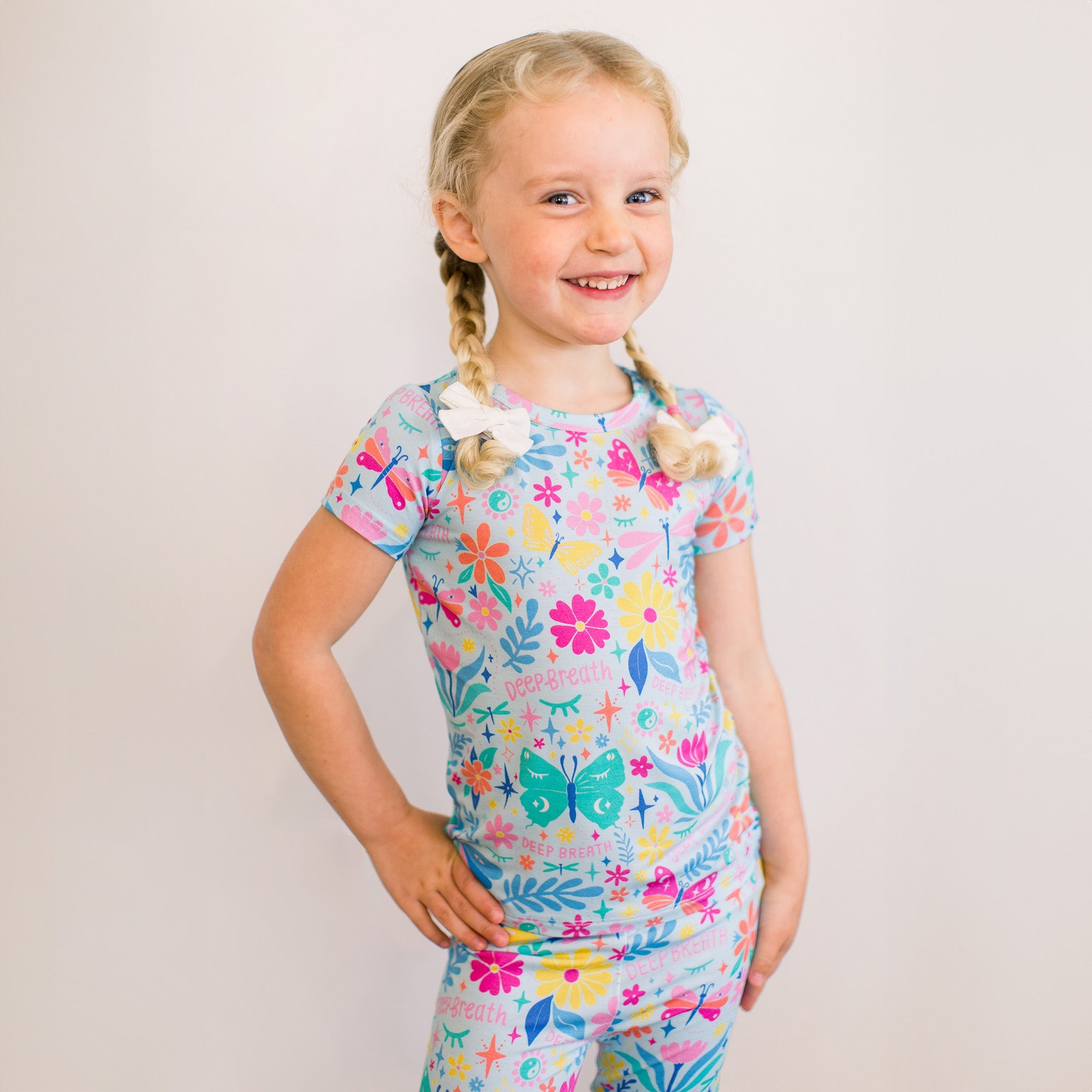 The Second-skin 2-piece Pajama | Om Baby | "deep Breath"