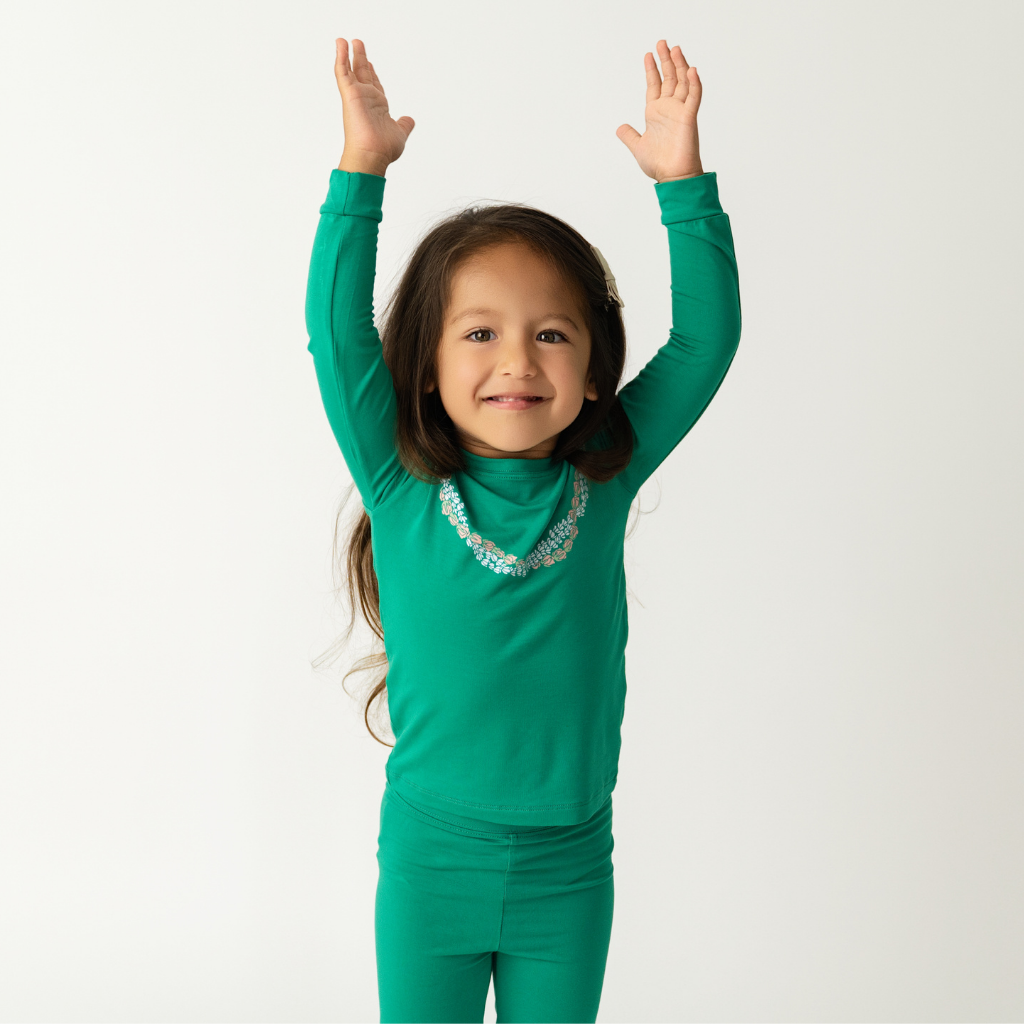 Lei Onaona Long Bamboo Pajamas