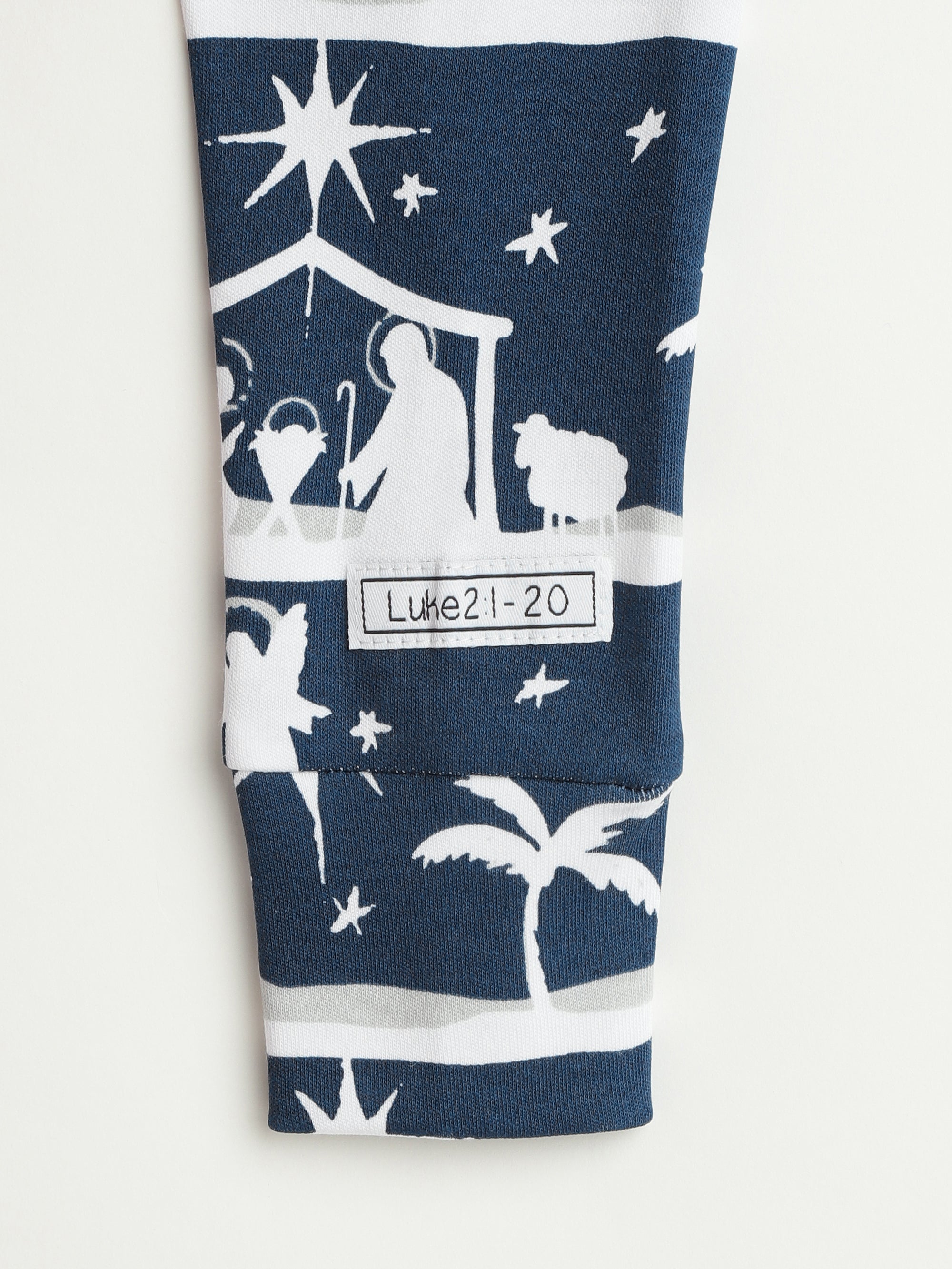 Starry Night Footed Onesie Cotton