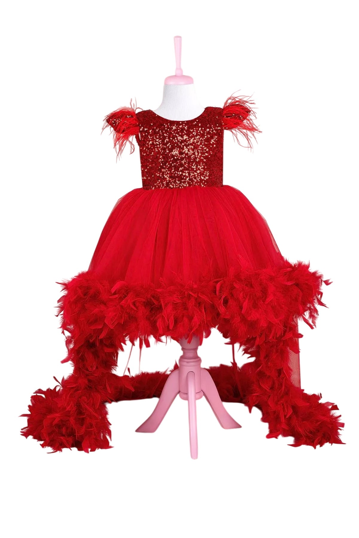 Ophelia Red Party Dress