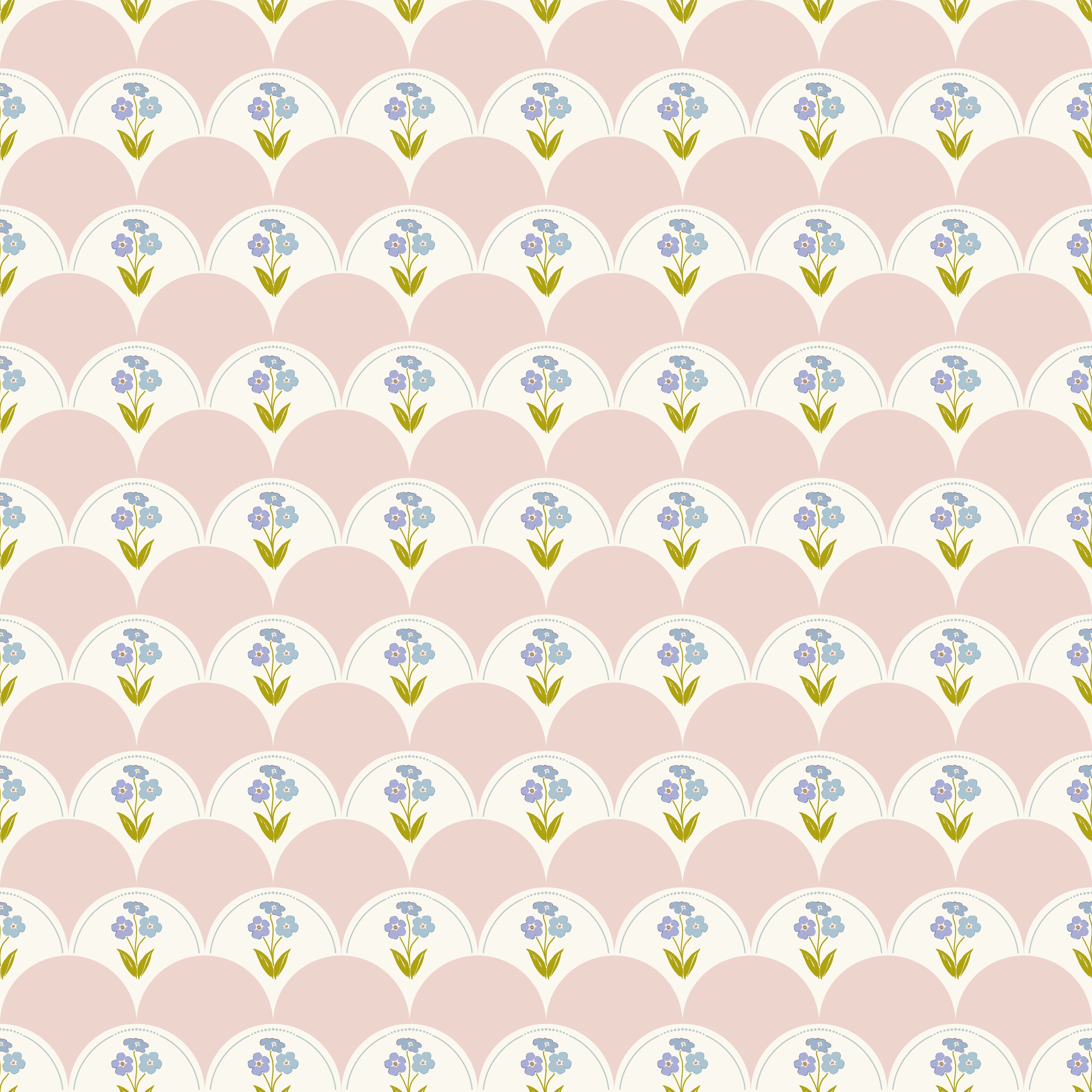 Ophelia Wallpaper By Linen And Paper Design