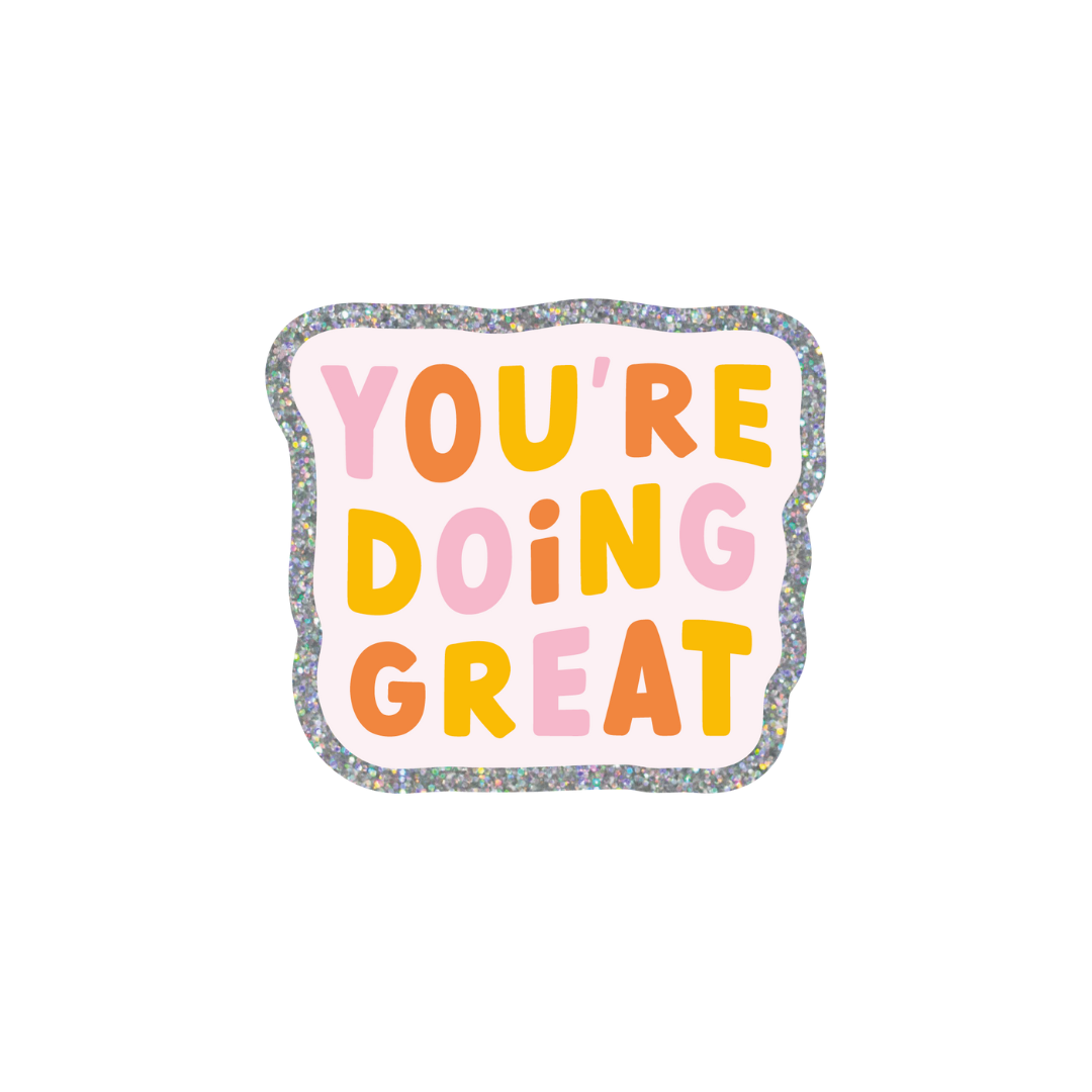 Non-packaged Individual Glitter Stickers