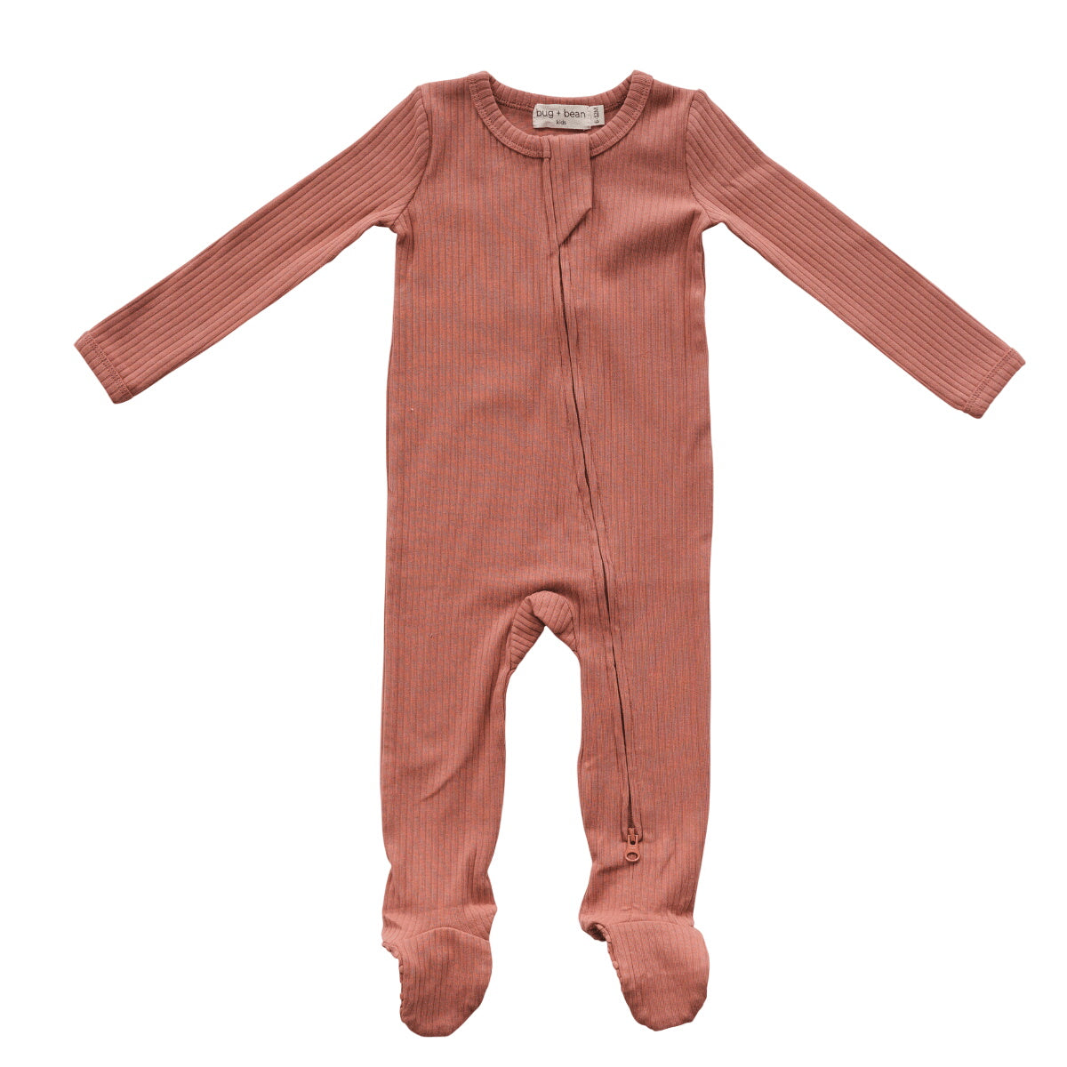 Organic Cotton Ribbed Footie