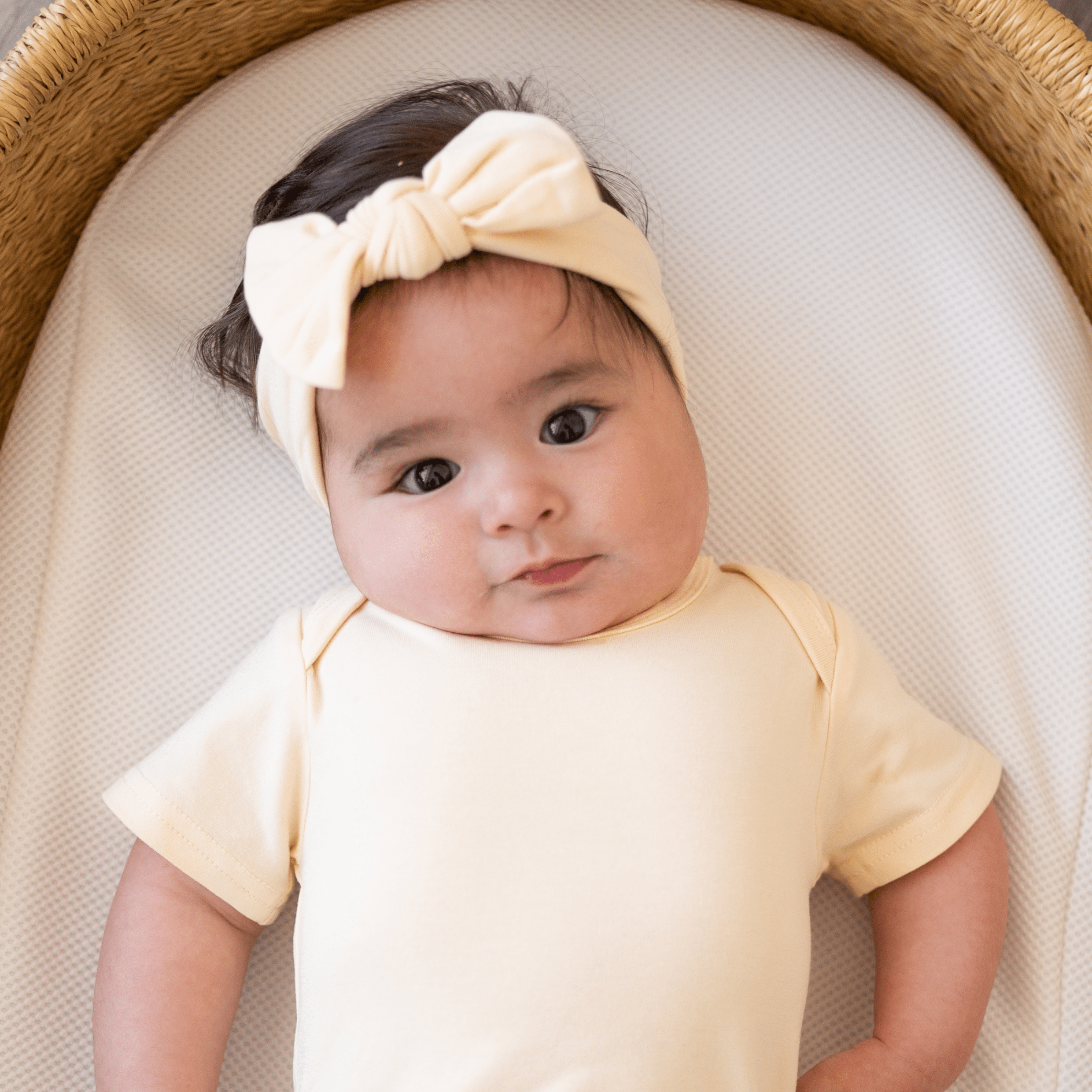 Organic Cotton Headband – Lemonade Yellow