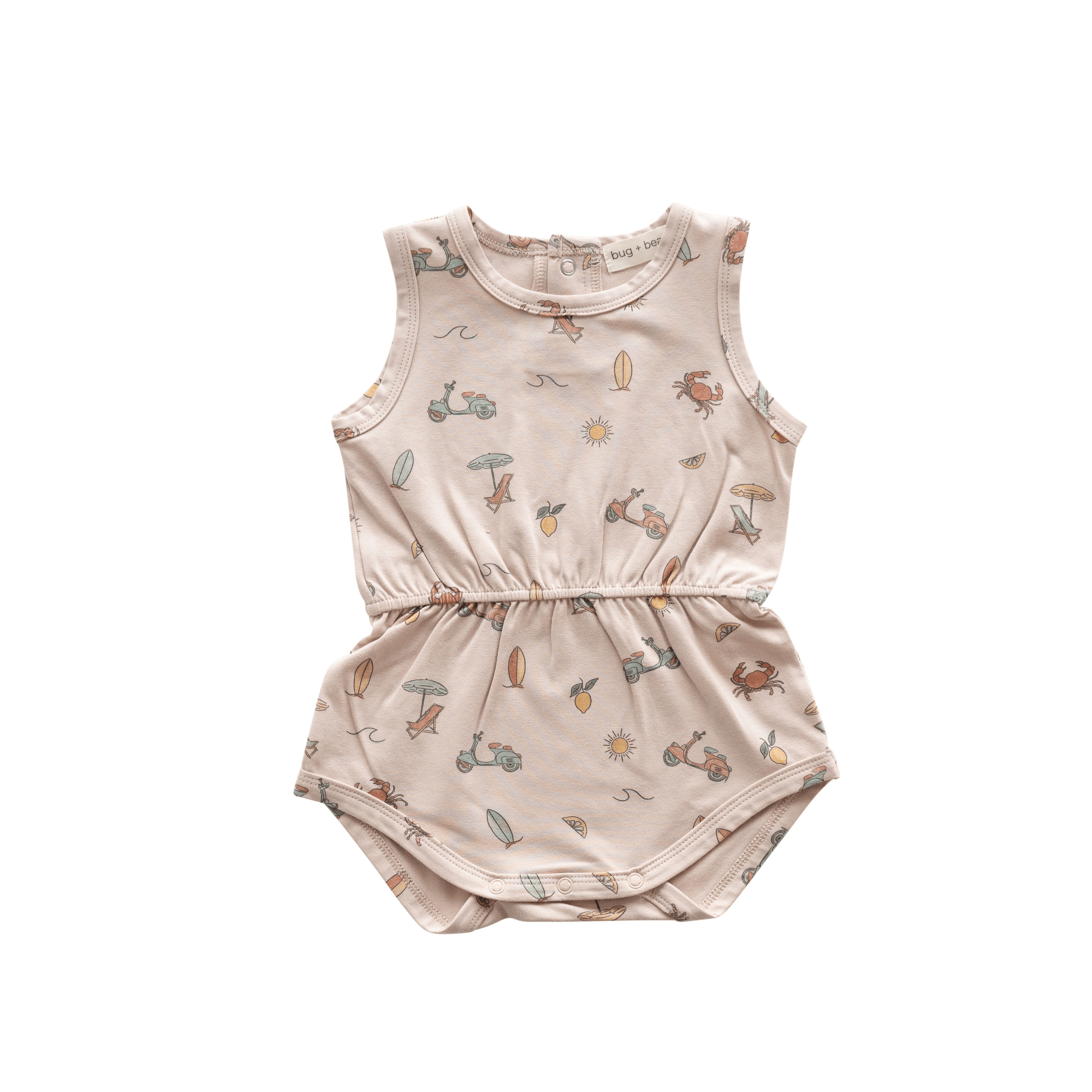 Organic Cotton Playsuit – Summer Vibes