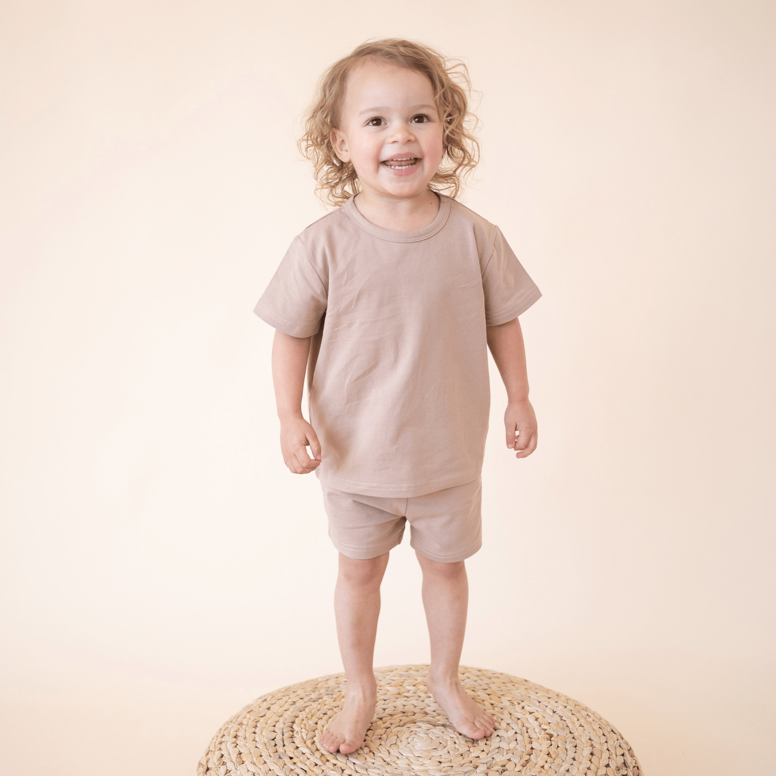 Organic Cotton Short Set – Mocha