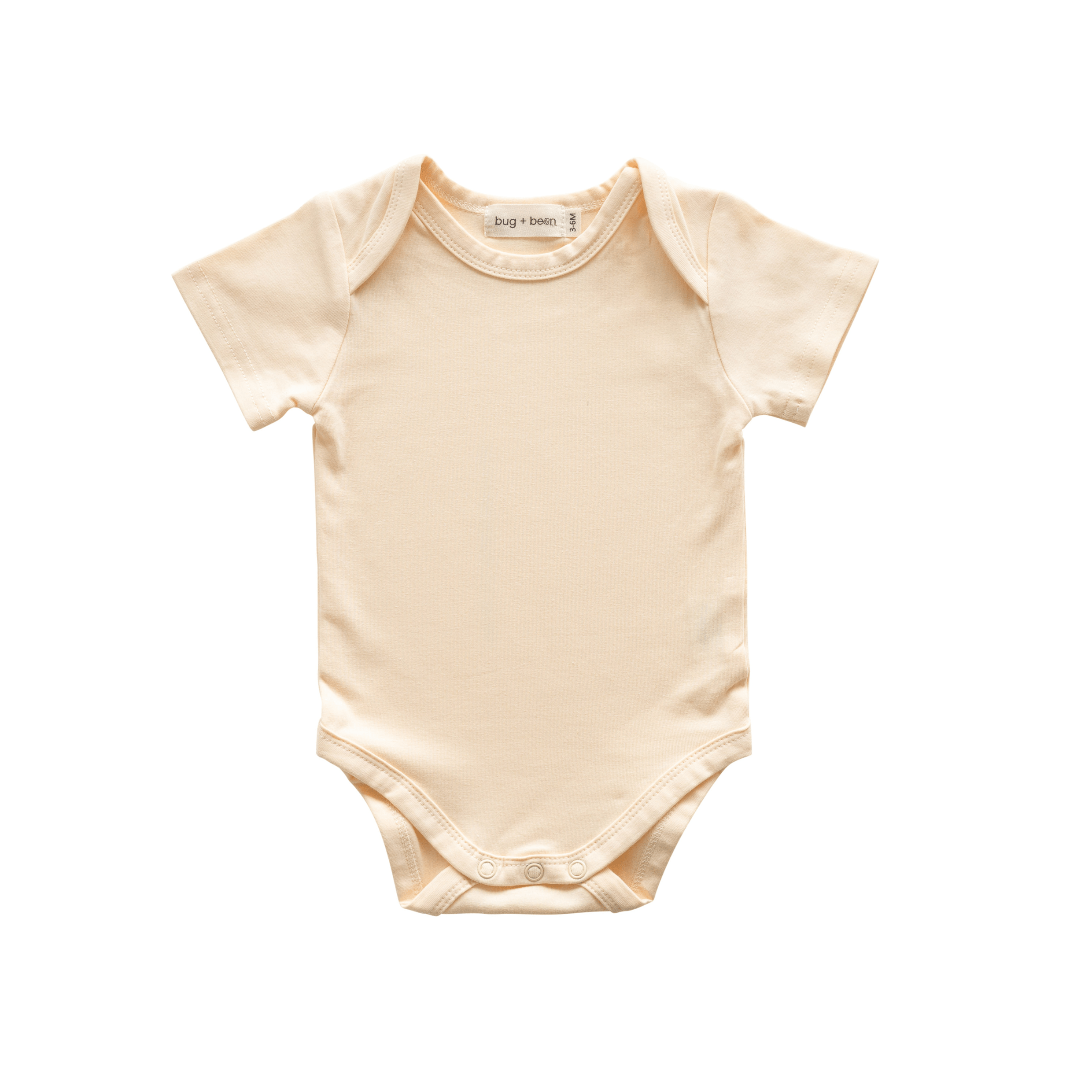 Organic Cotton Short Sleeve Bodysuit – Lemonade Yellow