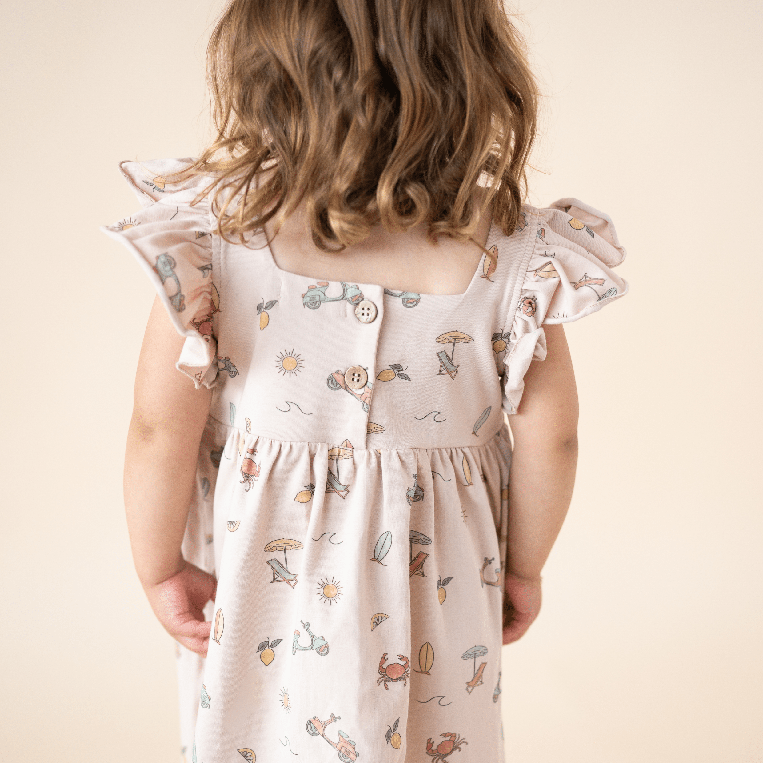 Organic Cotton Flutter Dress – Summer Vibes