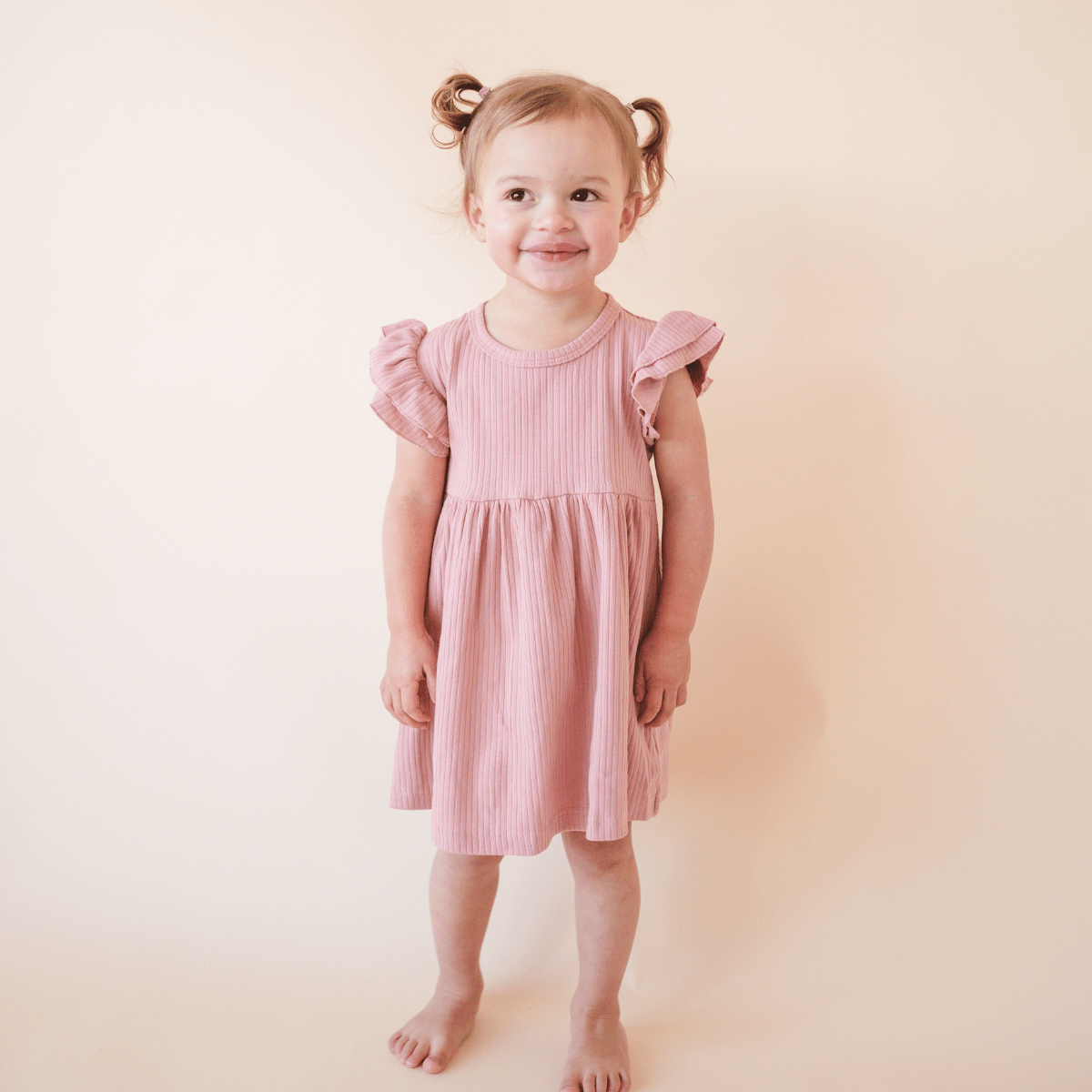 Organic Cotton Ruffle Dress