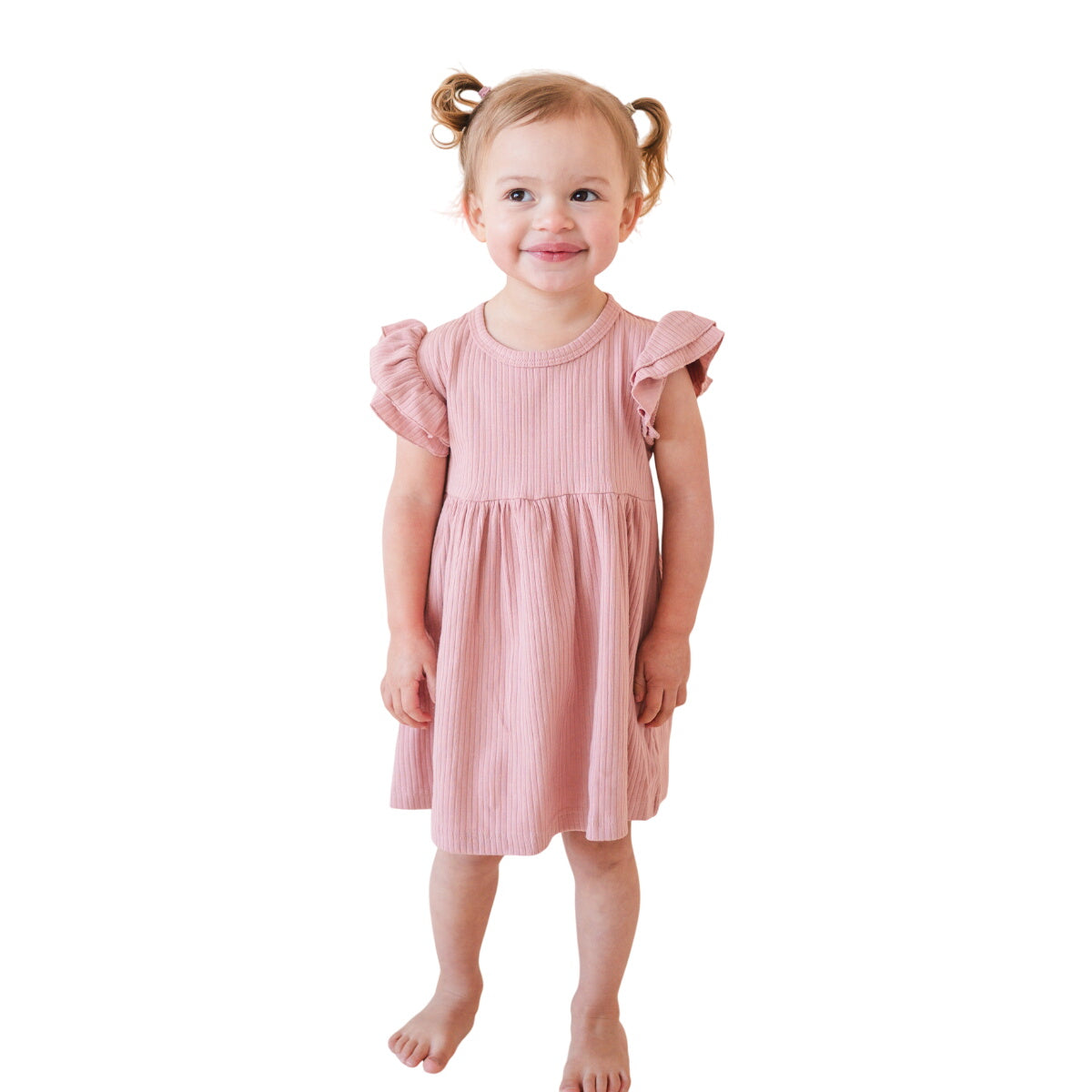 Organic Cotton Ruffle Dress
