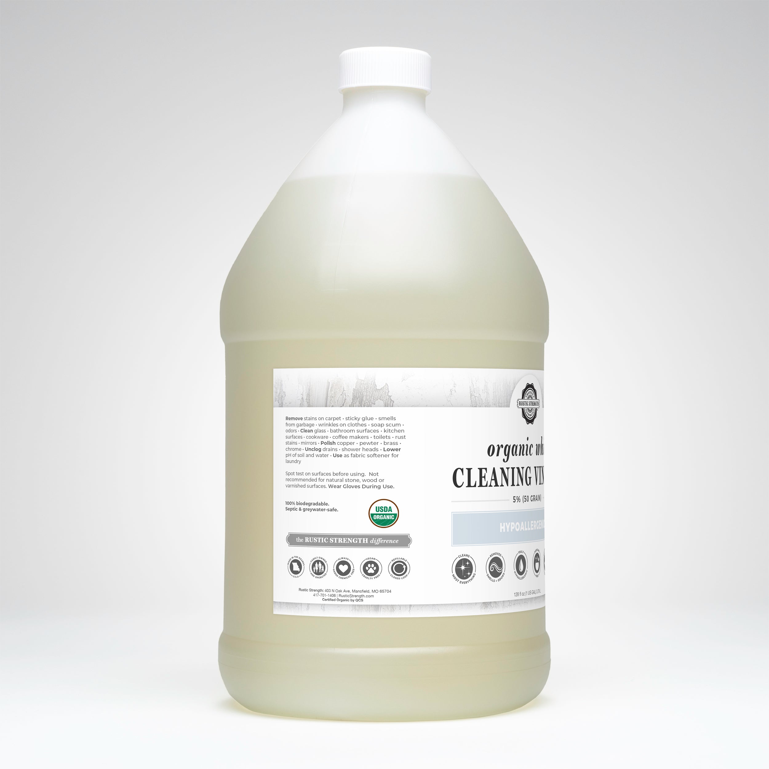 White Cleaning Vinegar | 5% (50 Grain)