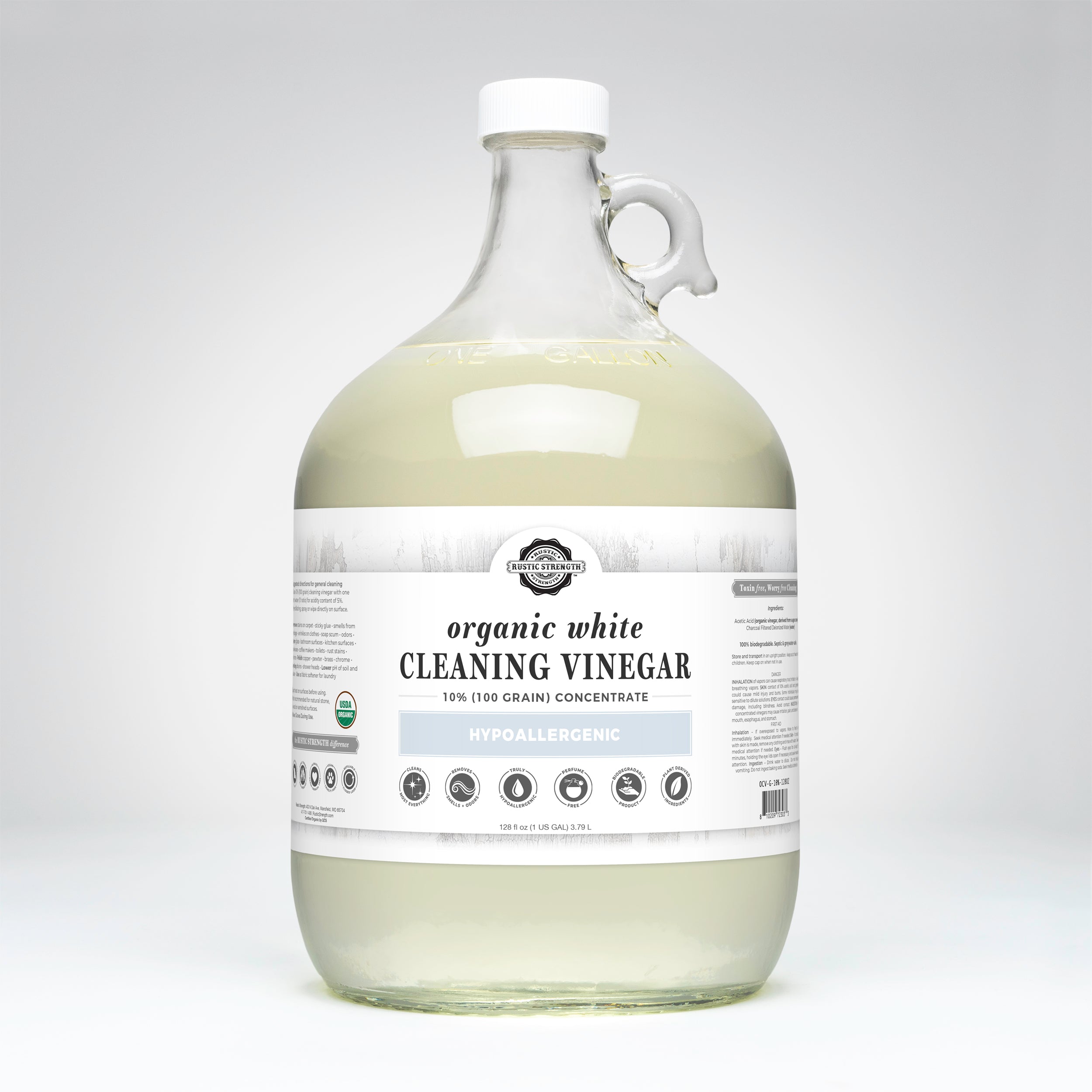 White Cleaning Vinegar Concentrate | 10% (100 Grain)