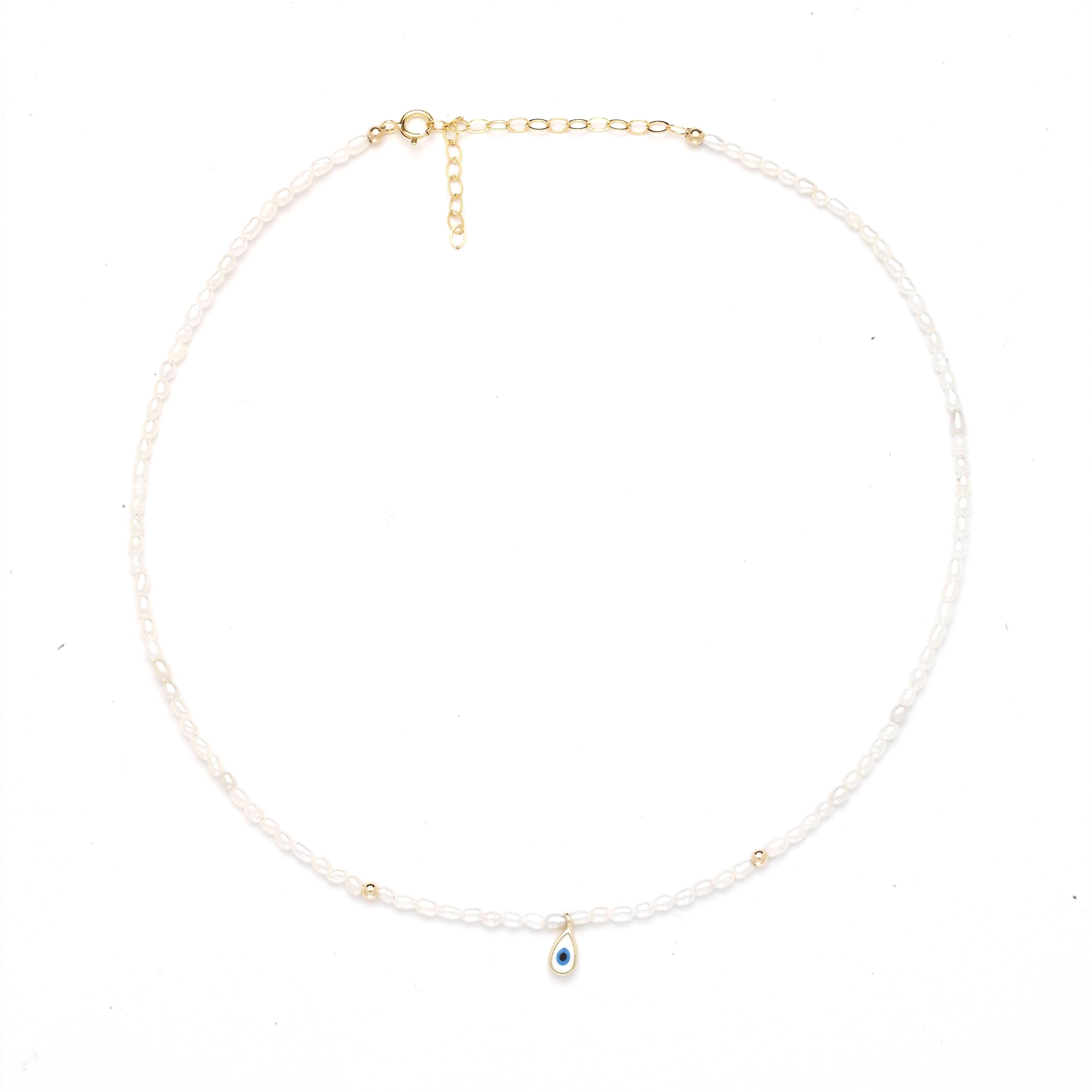 Freshwater Baroque Pearl Teardrop Necklace