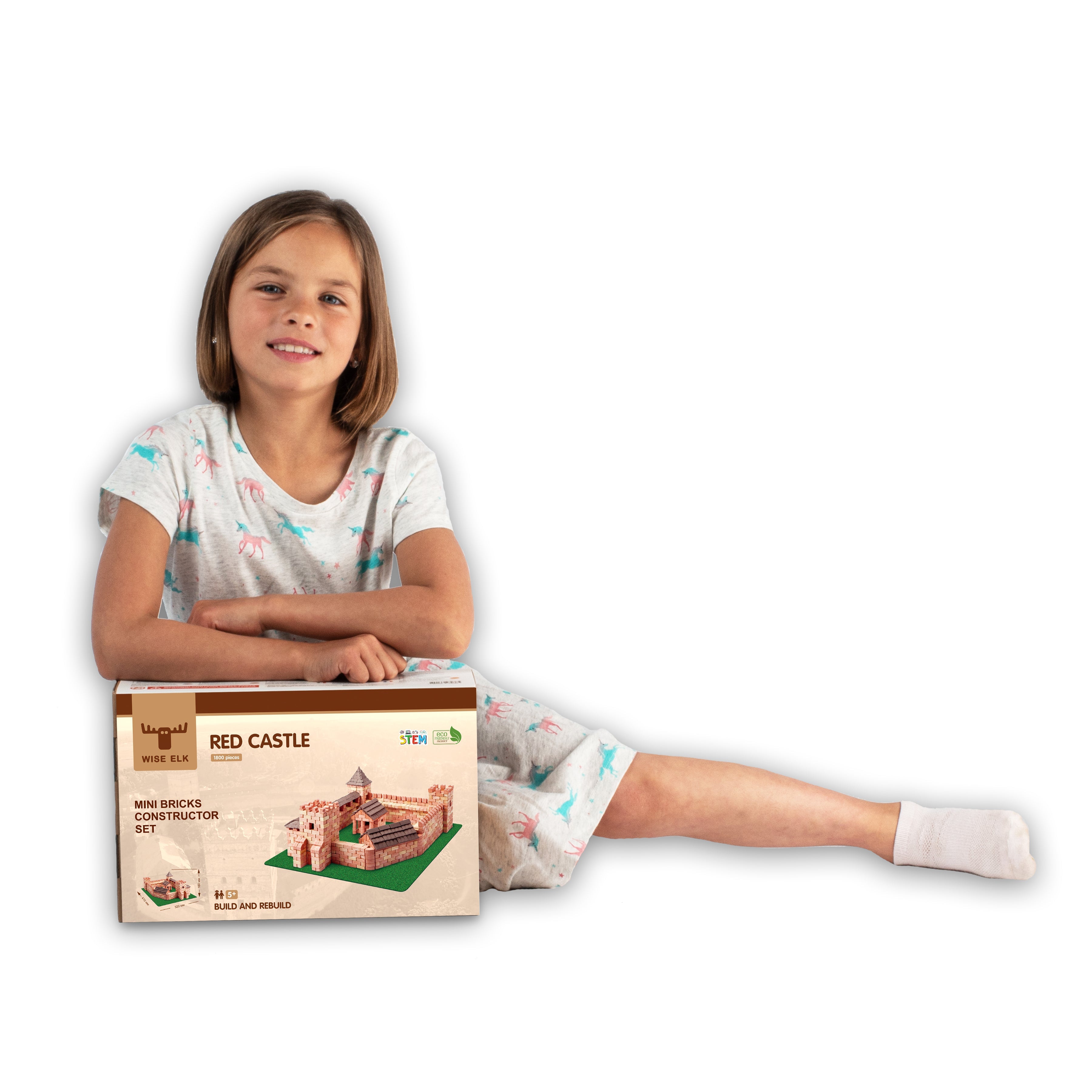 Wise Elk™ Red Castle | 1800 pcs. by Wise Elk