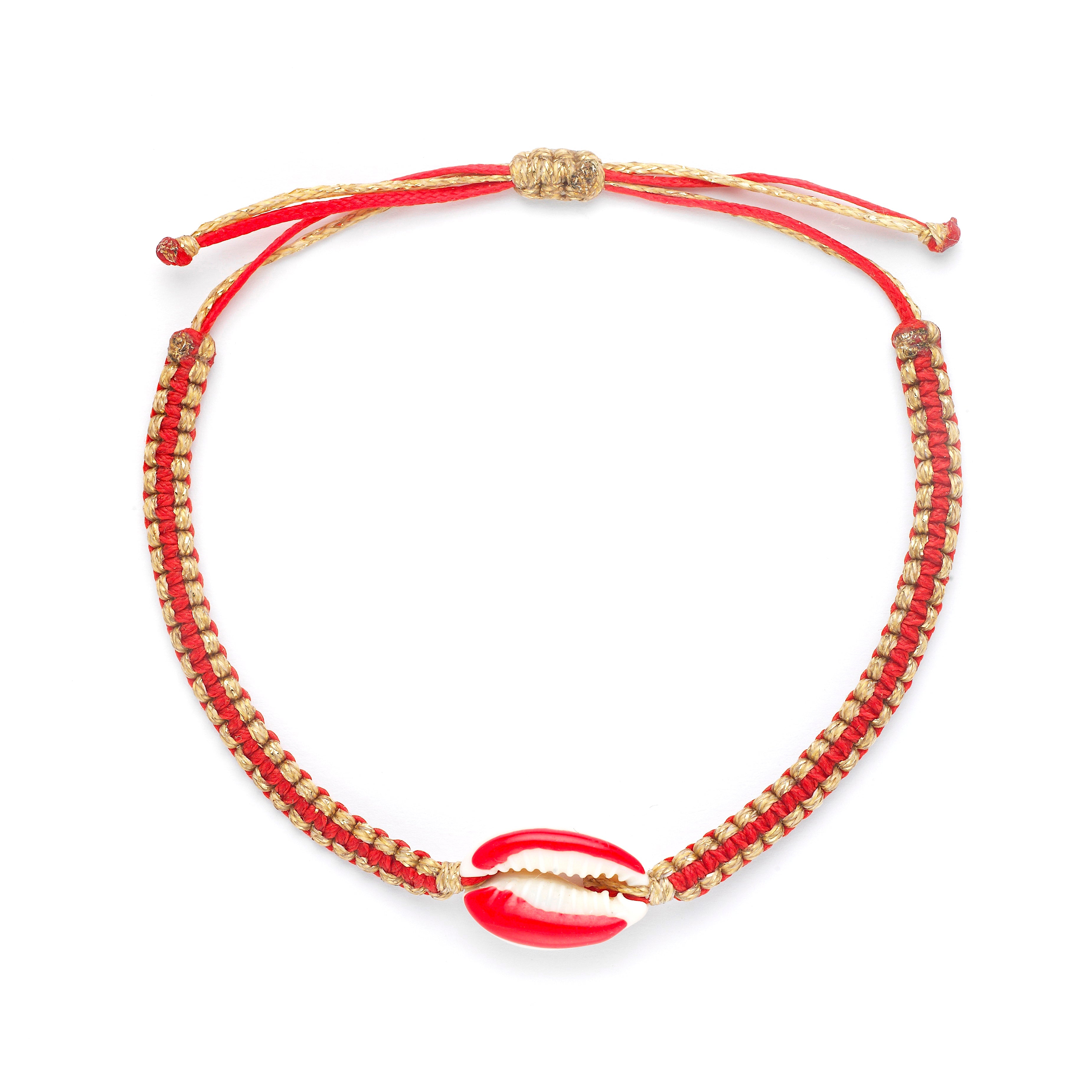 Tulip Cowrie Shell Bracelet