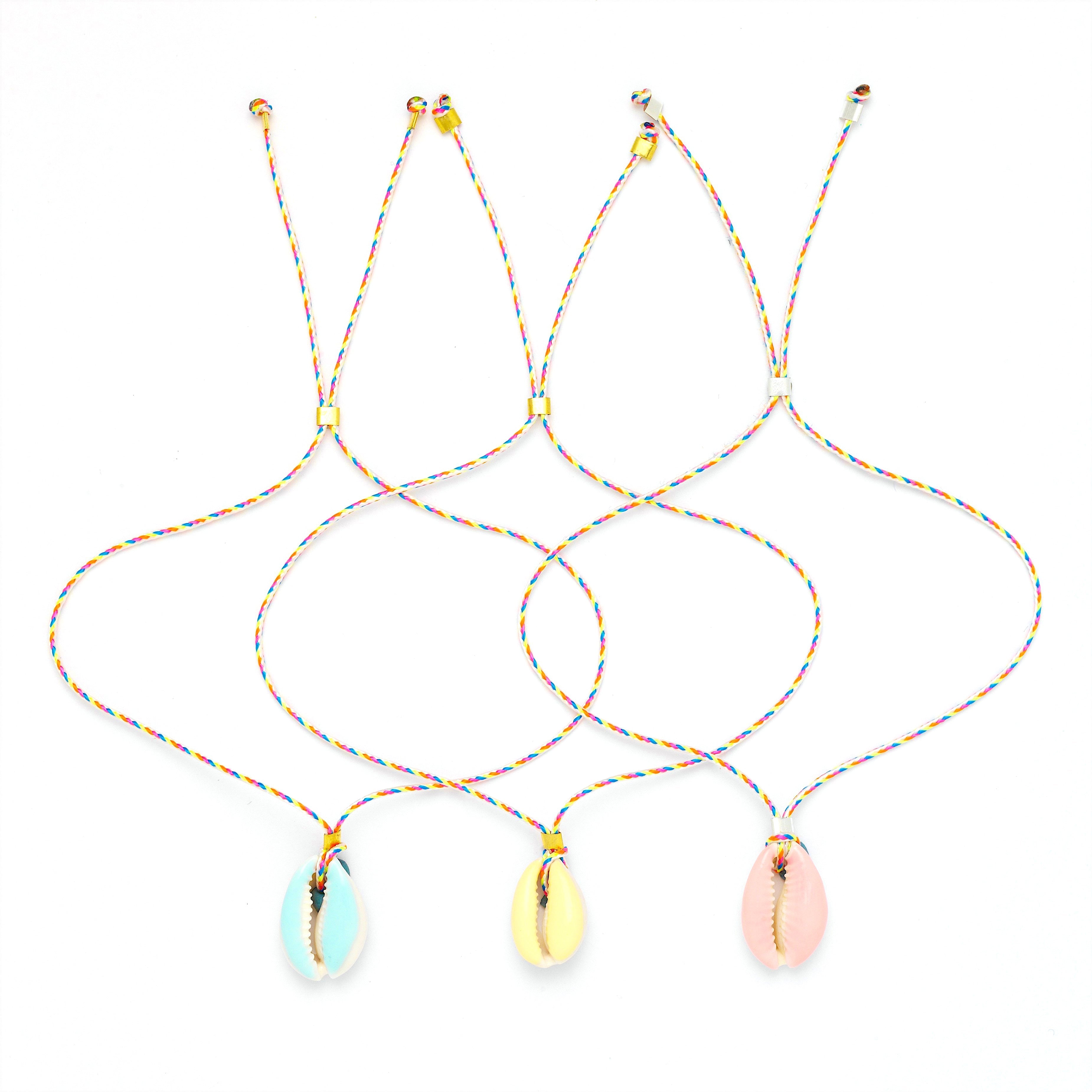 Pastel Cowrie Shell Anklet