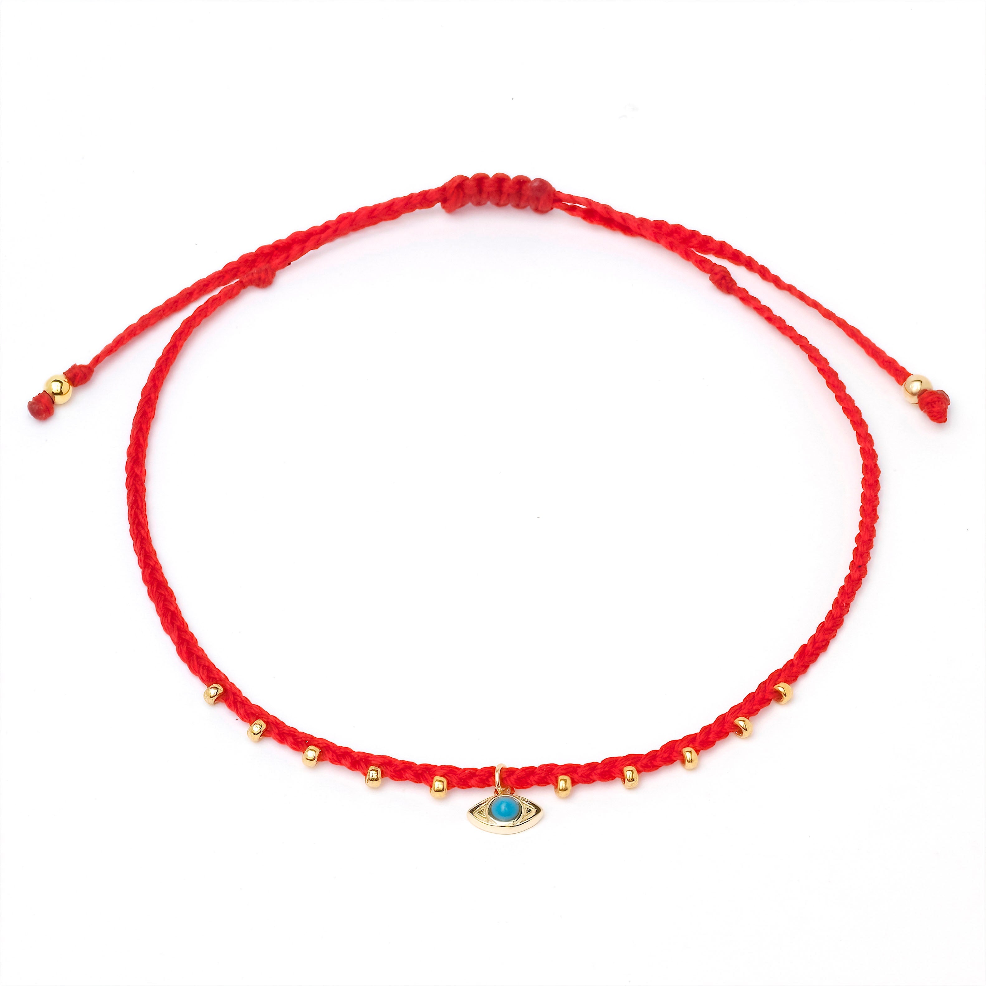 Heather Evil Eye Anklet