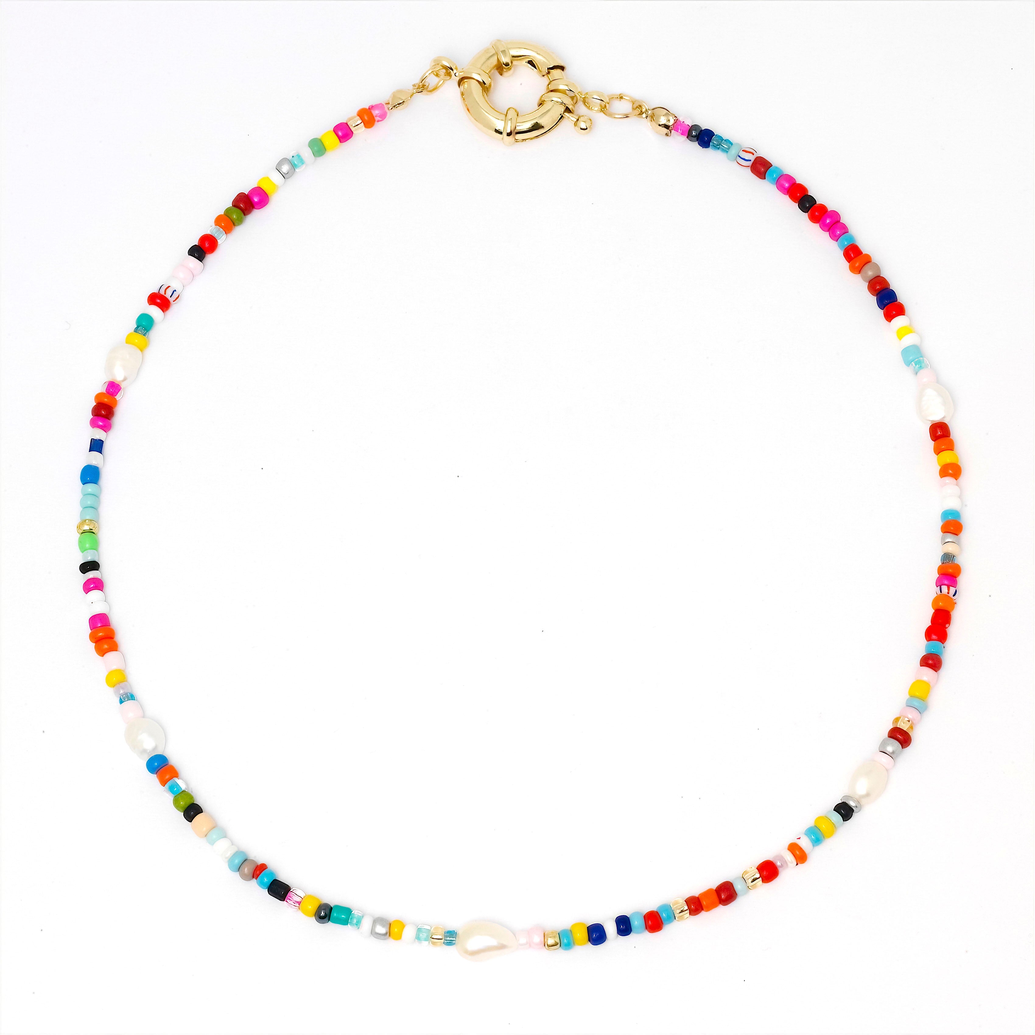 Tabitha Pearl Beaded Choker