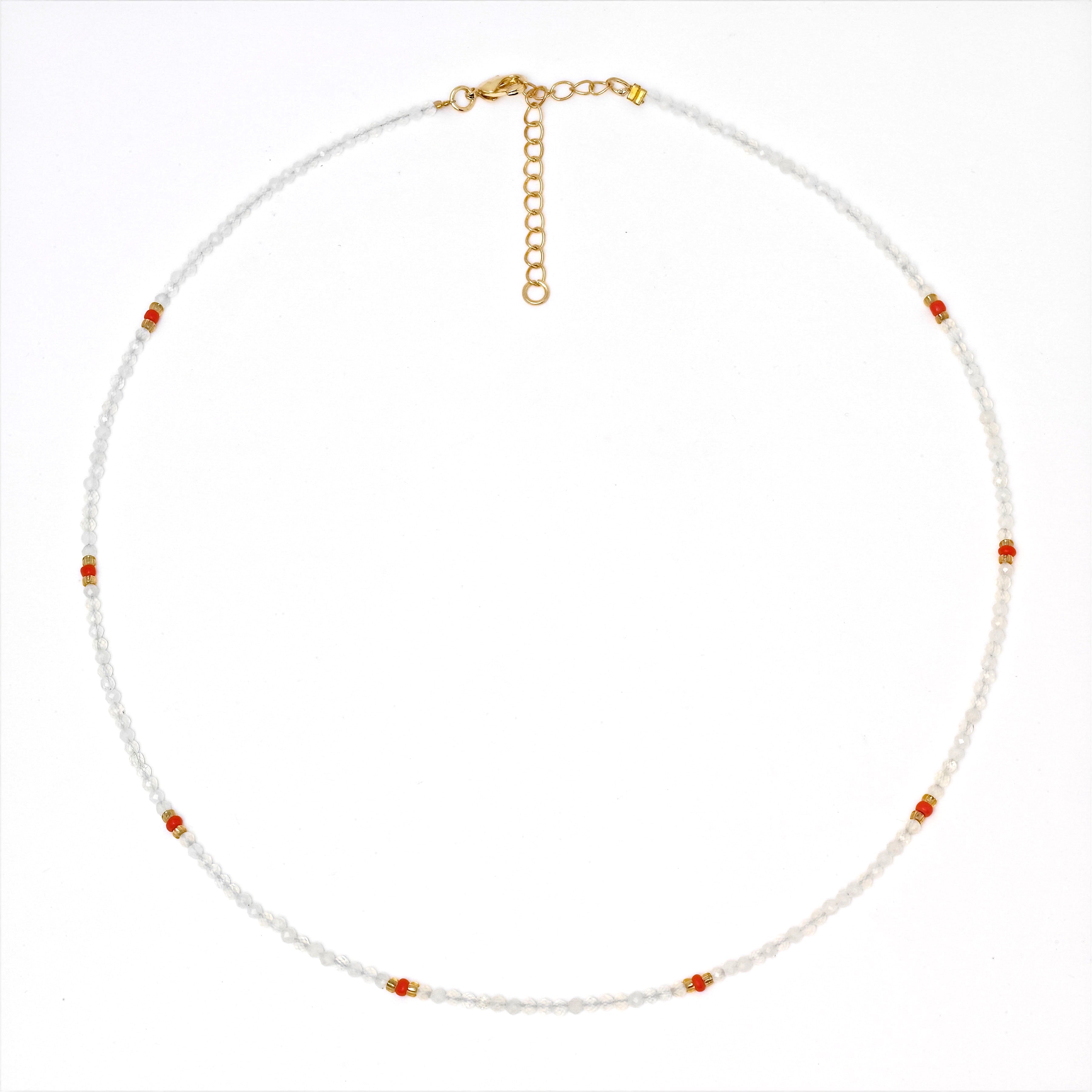 Poppy Acqua Marine Necklace